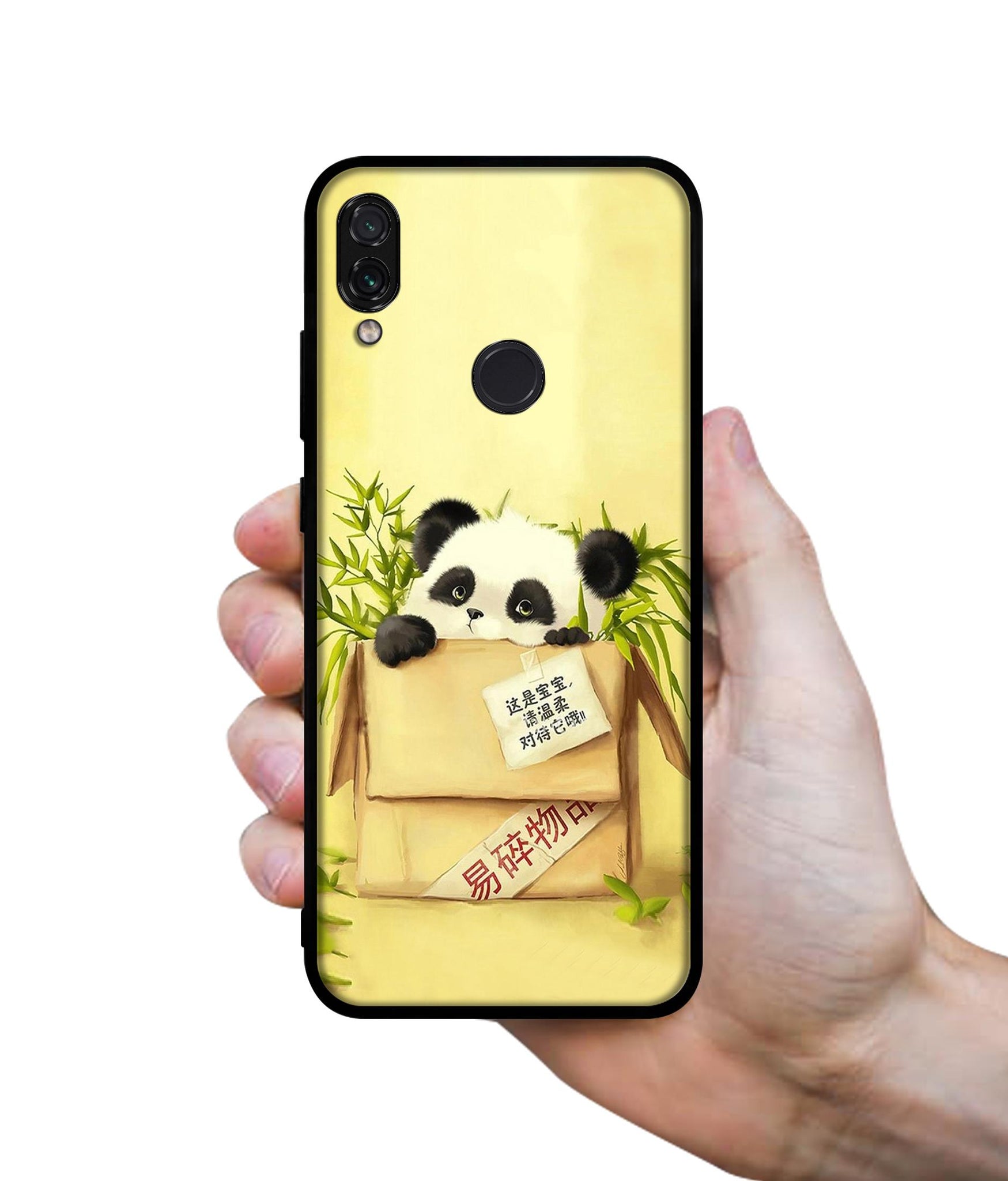 Panda In Box Designer 2D Printed Back Case Cover for Mi Redmi Note 7 4G / Note 7 Pro 4G / Note 7S 4G