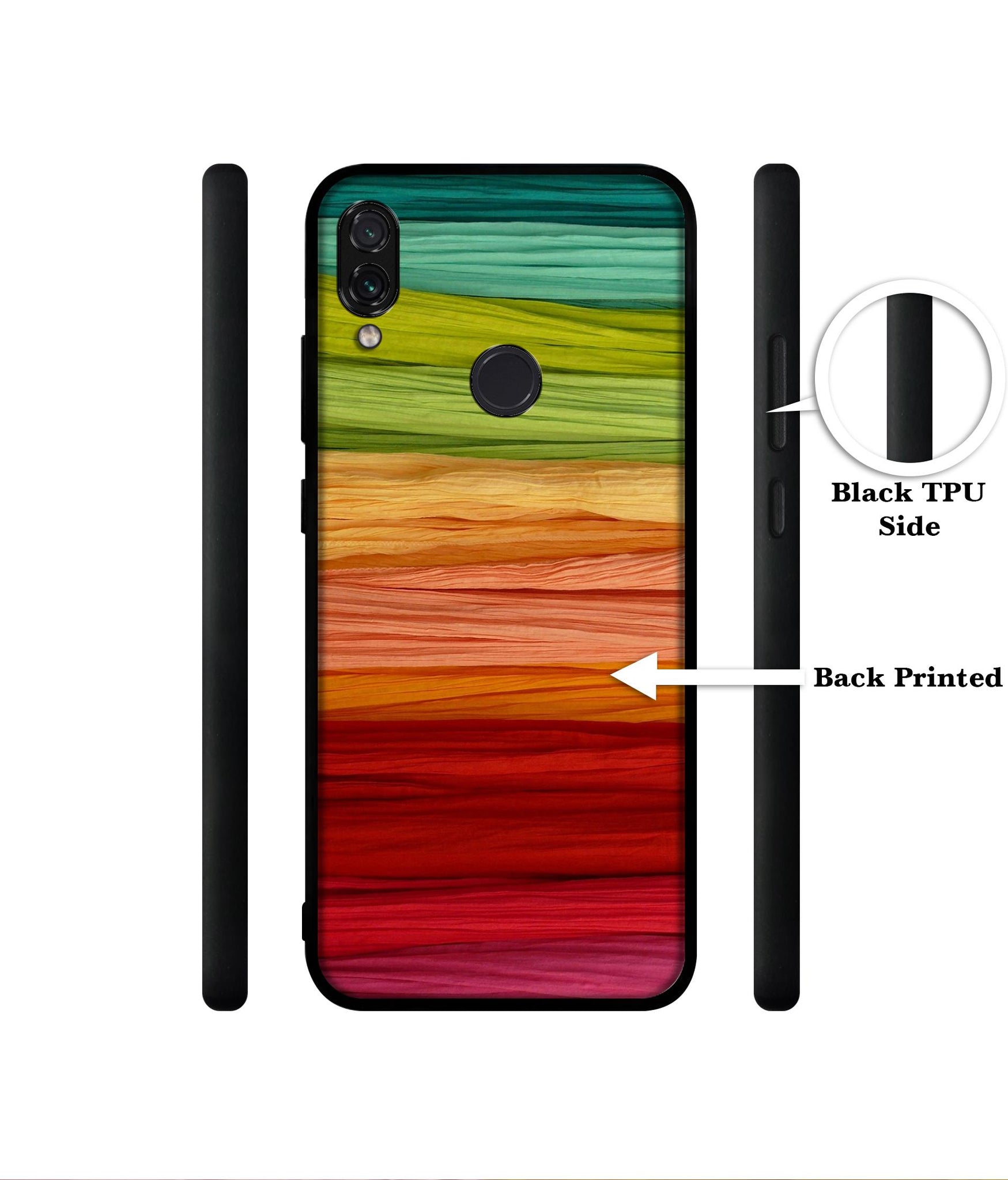 Colorful Thread Designer 2D Printed Back Case Cover for Mi Redmi Note 7 4G / Note 7 Pro 4G / Note 7S 4G