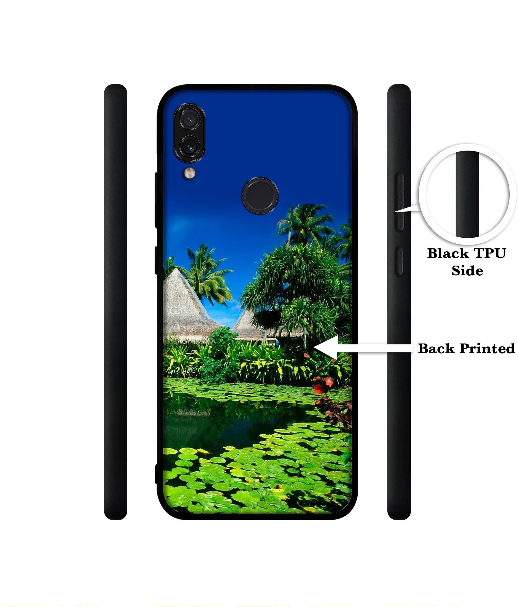 Tropics Water Designer 2D Printed Back Case Cover for Mi Redmi Note 7 4G / Note 7 Pro 4G / Note 7S 4G