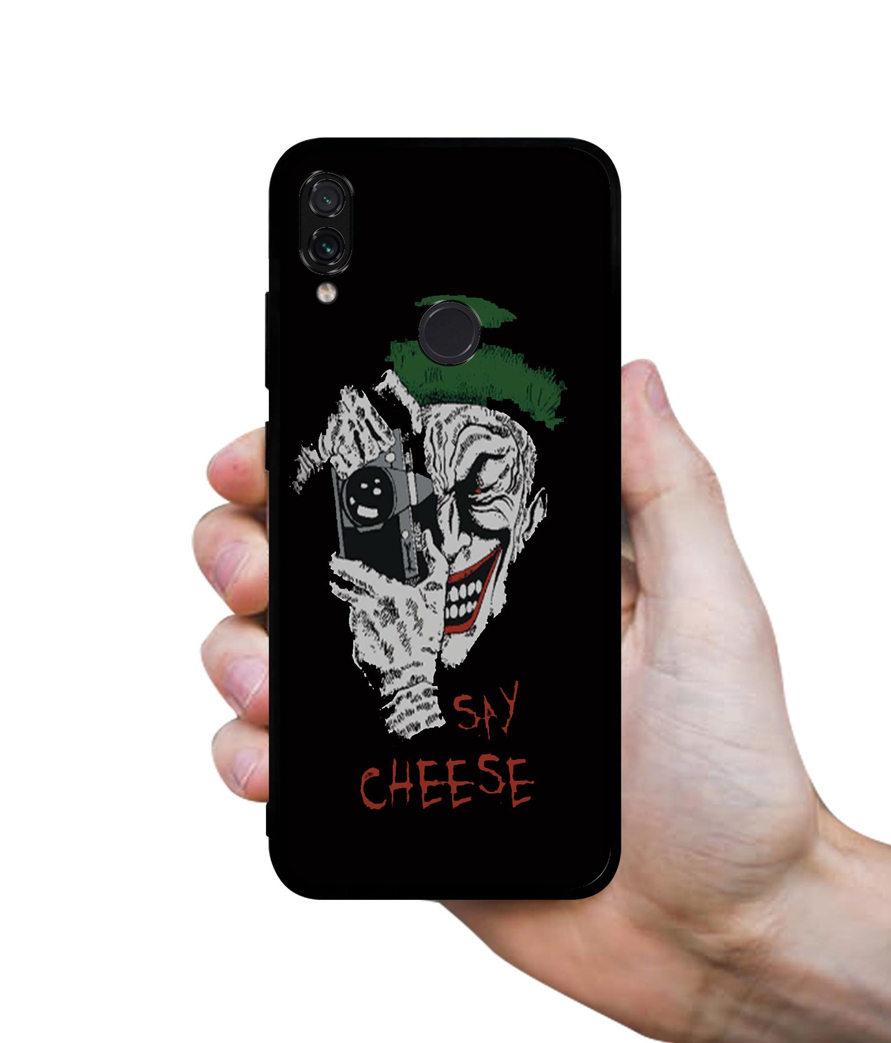 Joker Say Cheese Designer 2D Printed Back Case Cover for Mi Redmi Note 7 4G / Note 7 Pro 4G / Note 7S 4G