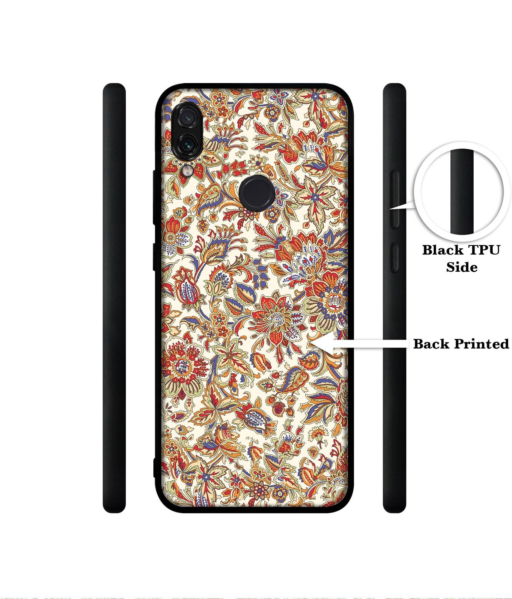 Floral Designer 2D Printed Back Case Cover for Mi Redmi Note 7 4G / Note 7 Pro 4G / Note 7S 4G