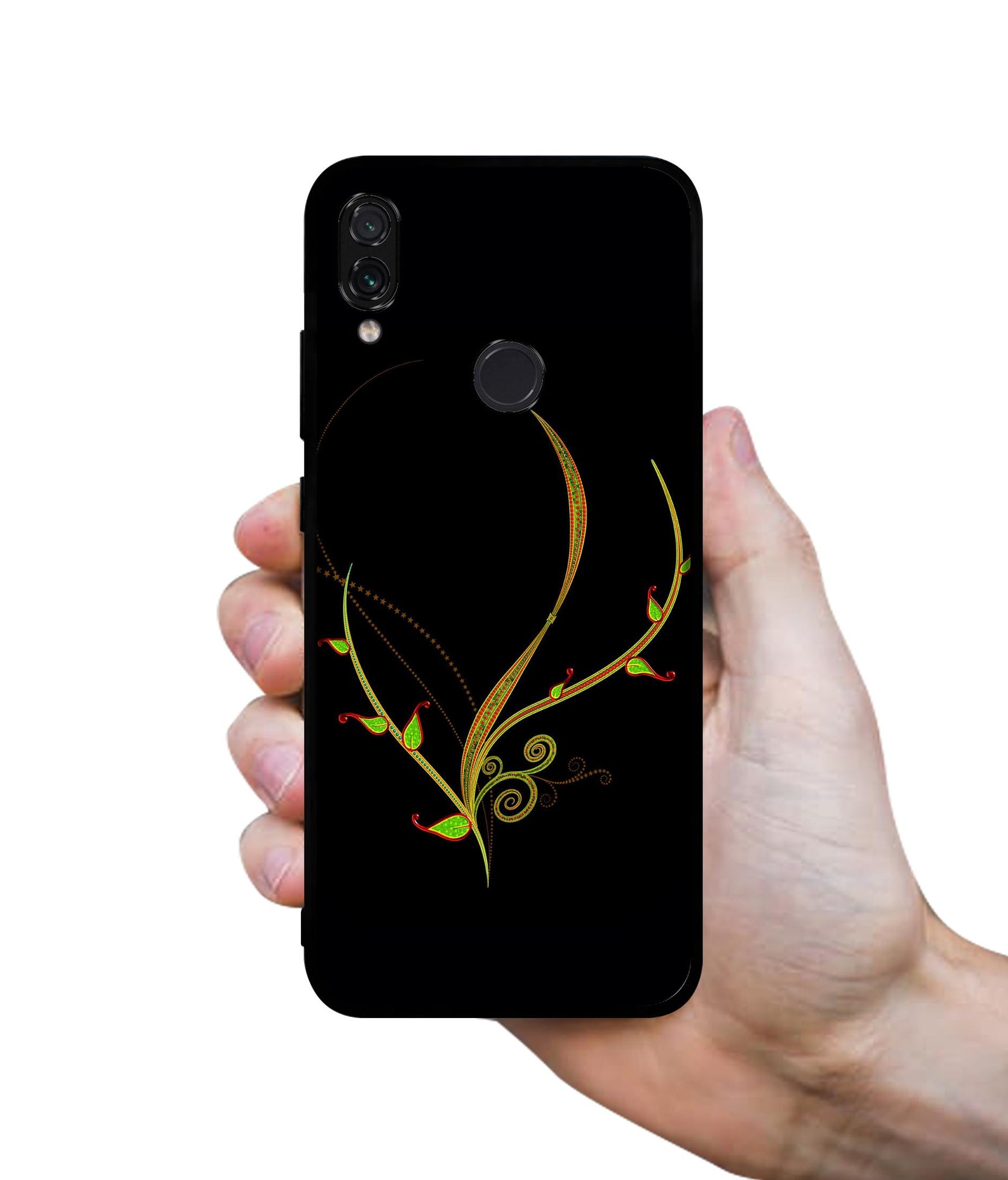 Yellow Pattern Designer 2D Printed Back Case Cover for Mi Redmi Note 7 4G / Note 7 Pro 4G / Note 7S 4G