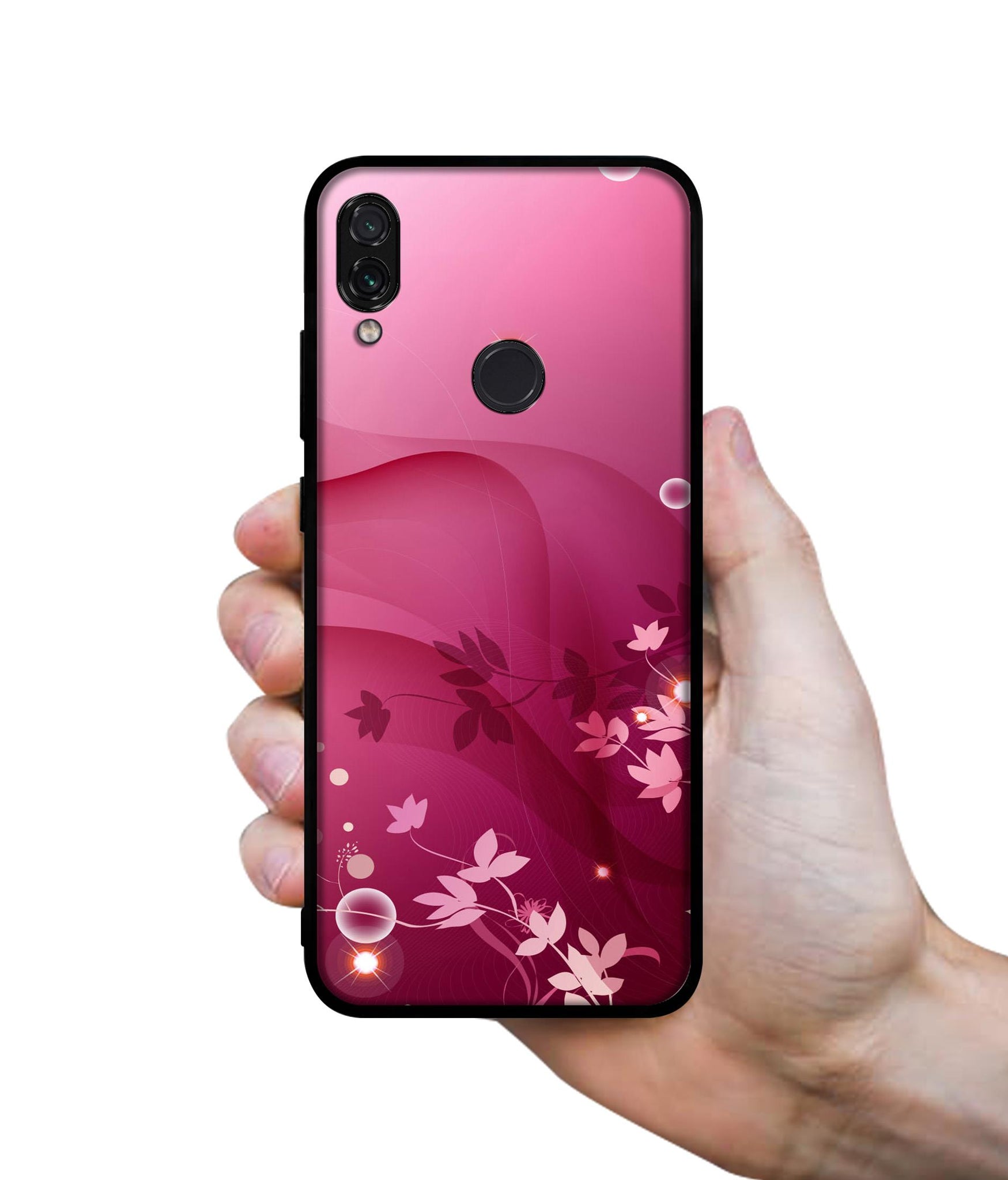 Pink Abstract Designer 2D Printed Back Case Cover for Mi Redmi Note 7 4G / Note 7 Pro 4G / Note 7S 4G