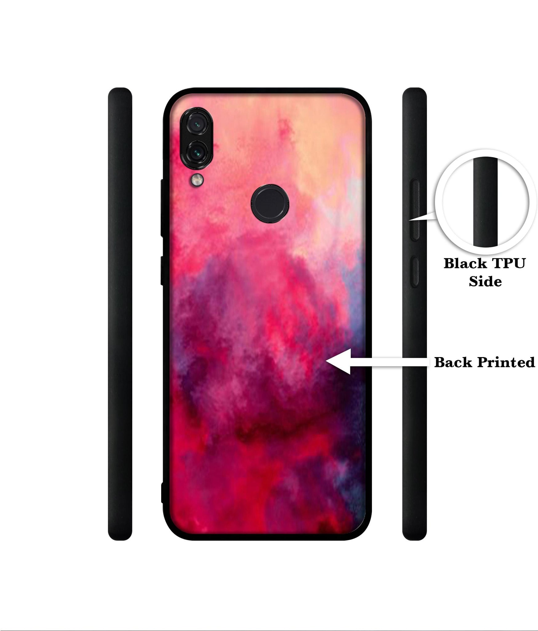 Holi Color Designer 2D Printed Back Case Cover for Mi Redmi Note 7 4G / Note 7 Pro 4G / Note 7S 4G