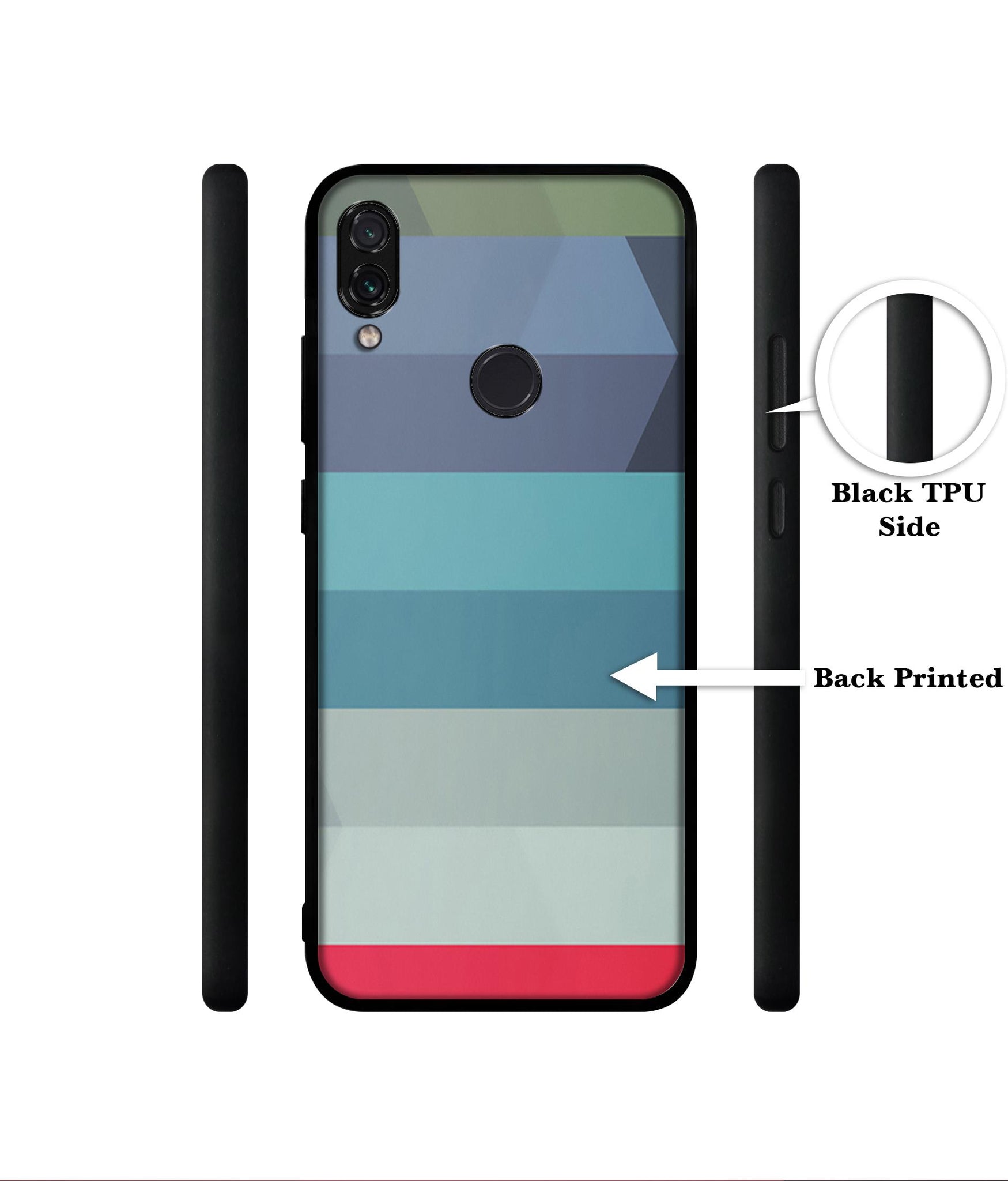 Colorful Lines Designer 2D Printed Back Case Cover for Mi Redmi Note 7 4G / Note 7 Pro 4G / Note 7S 4G