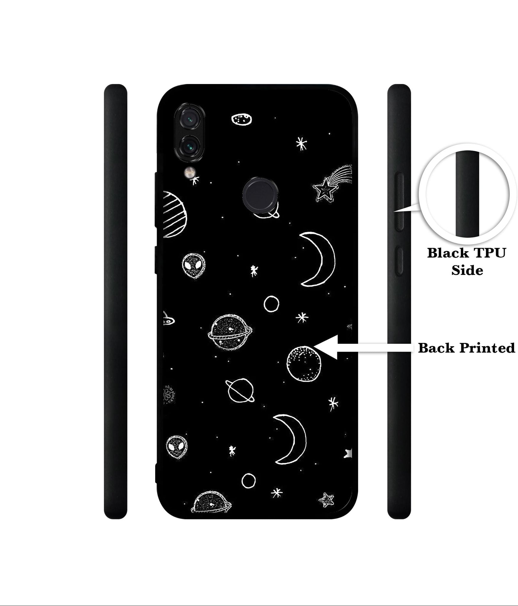 Space Stars Universe Designer 2D Printed Back Case Cover for Mi Redmi Note 7 4G / Note 7 Pro 4G / Note 7S 4G