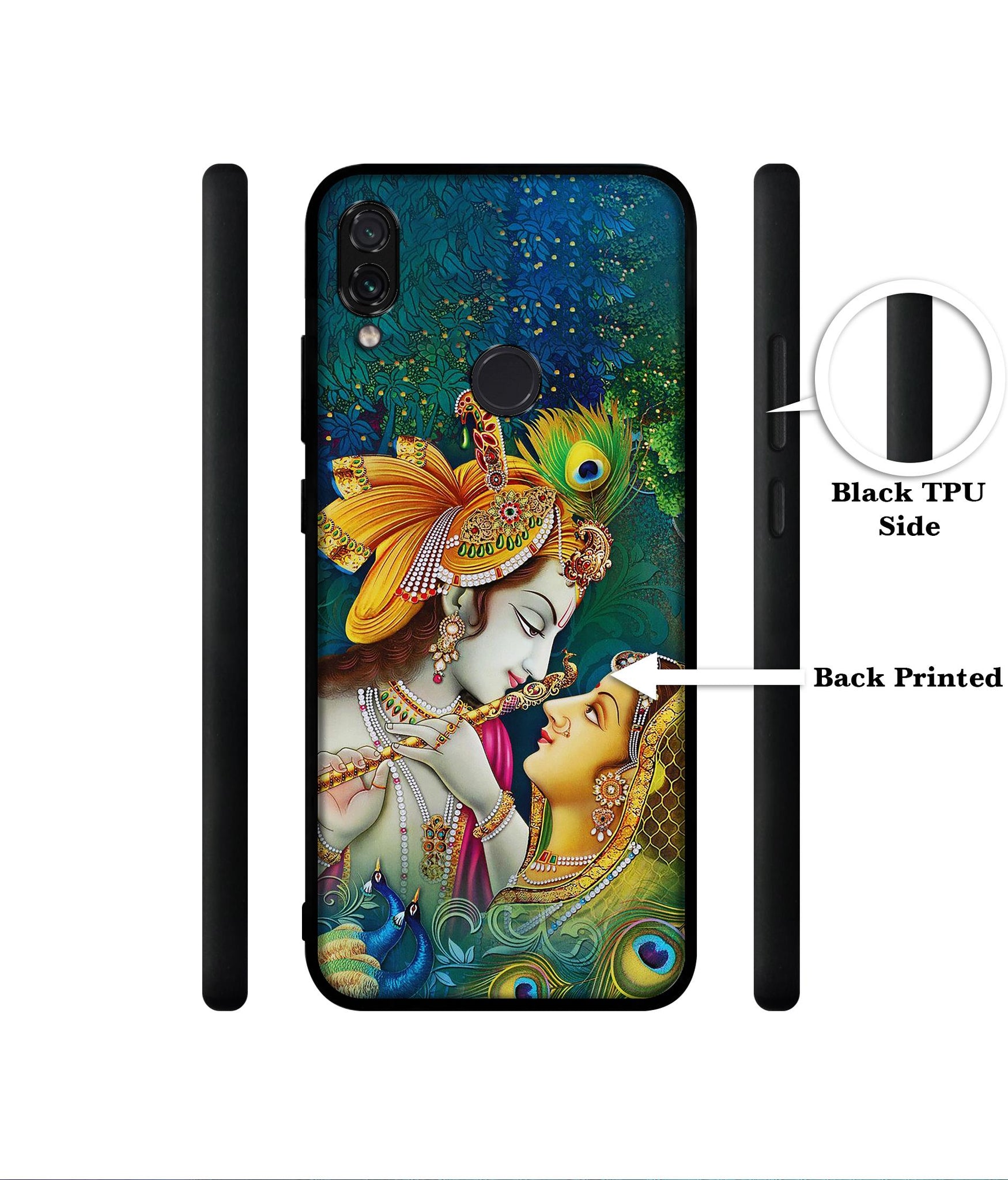 Radha Kishan Love Designer 2D Printed Back Case Cover for Mi Redmi Note 7 4G / Note 7 Pro 4G / Note 7S 4G