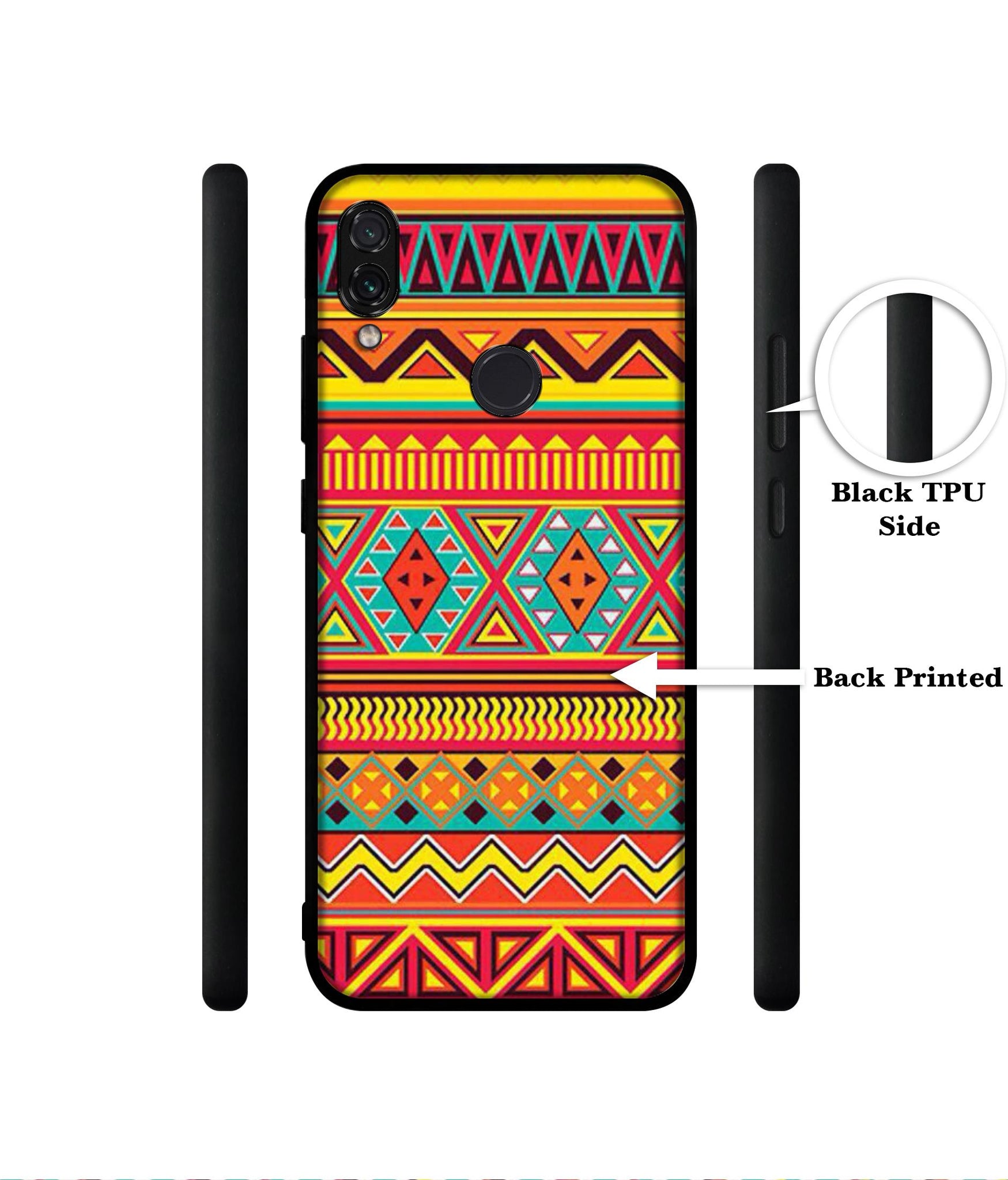 Artistic Rangoli Designer 2D Printed Back Case Cover for Mi Redmi Note 7 4G / Note 7 Pro 4G / Note 7S 4G