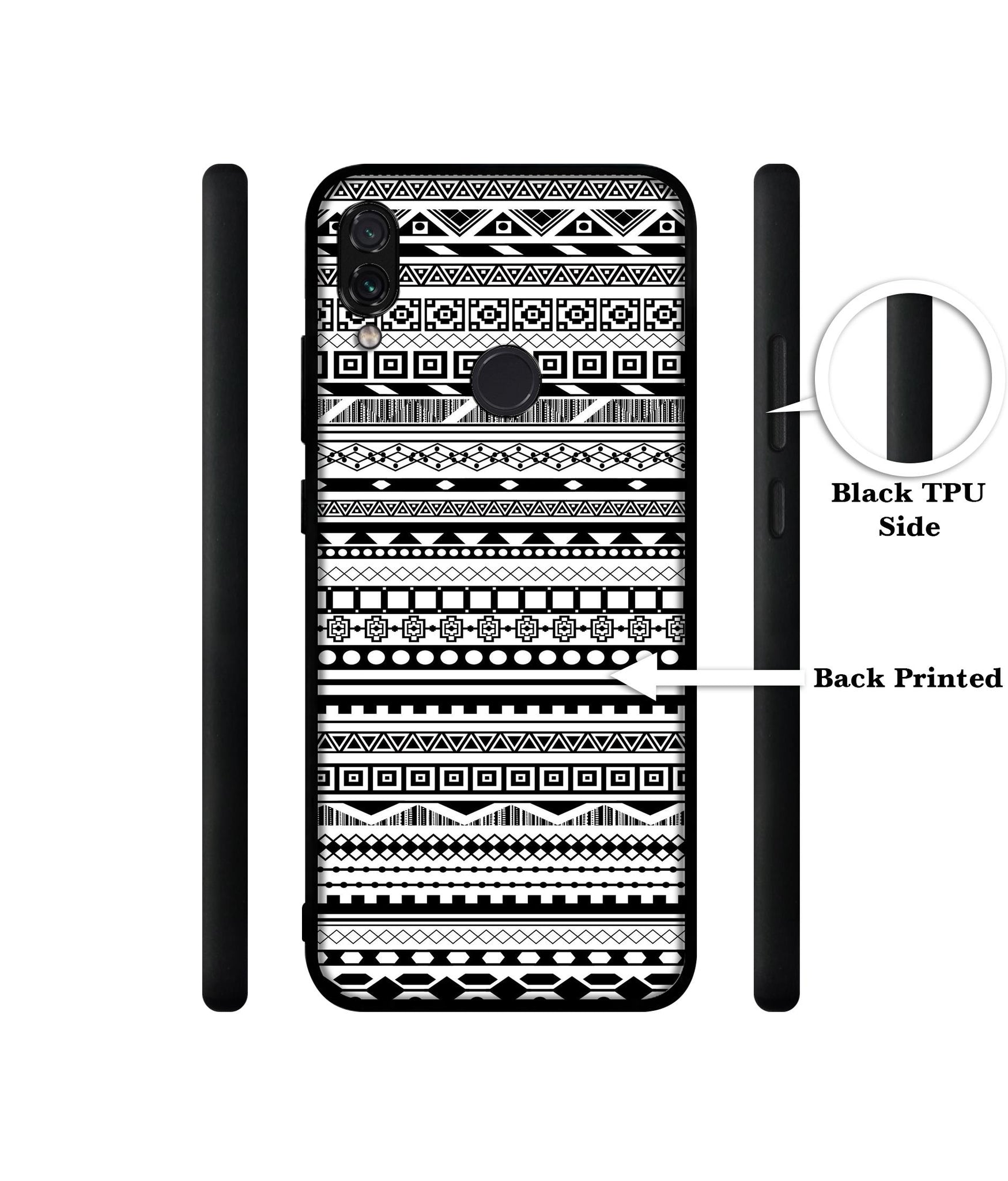 Black & White Patterns Designer 2D Printed Back Case Cover for Mi Redmi Note 7 4G / Note 7 Pro 4G / Note 7S 4G