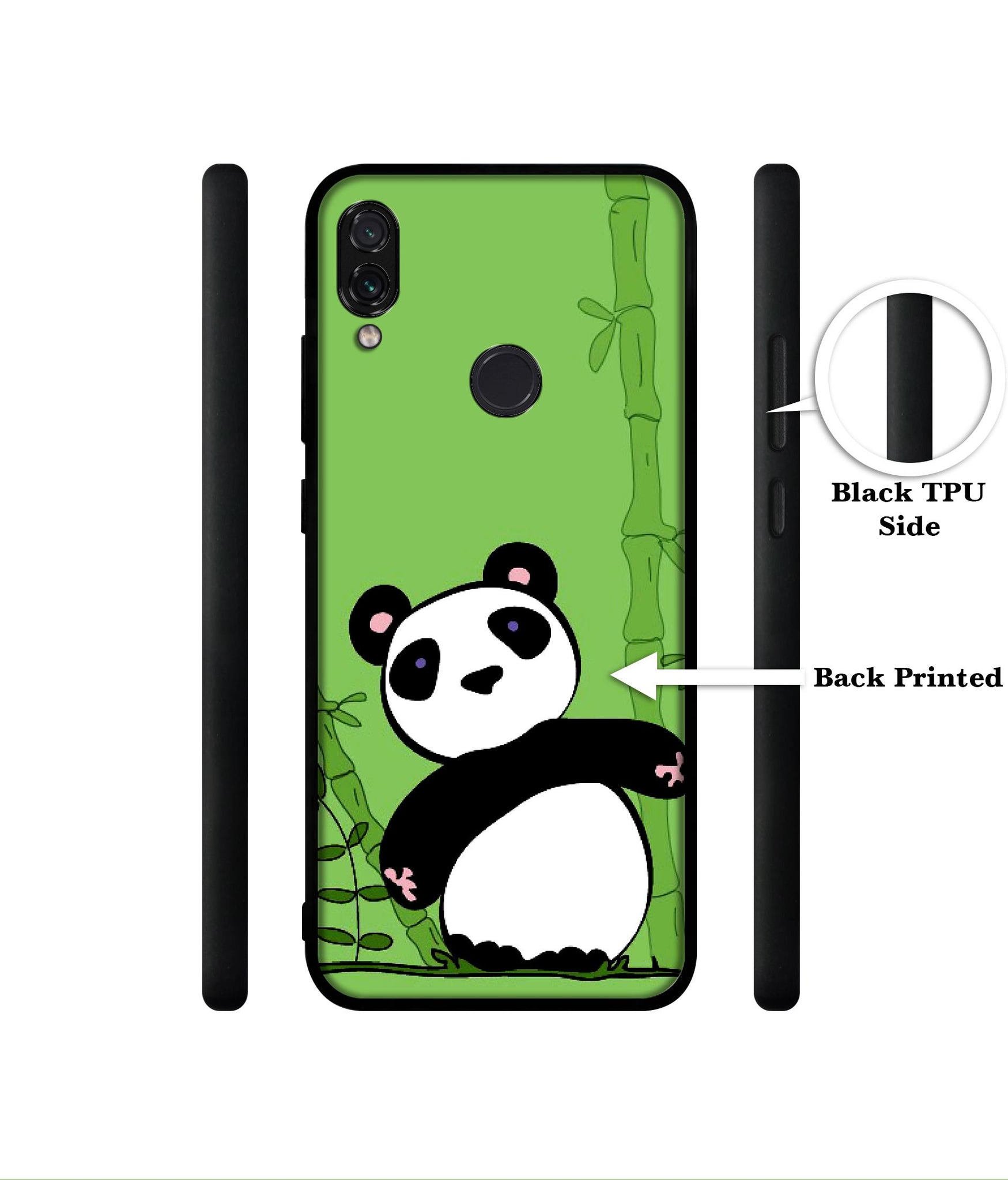 Panda with Bamboo Designer 2D Printed Back Case Cover for Mi Redmi Note 7 4G / Note 7 Pro 4G / Note 7S 4G