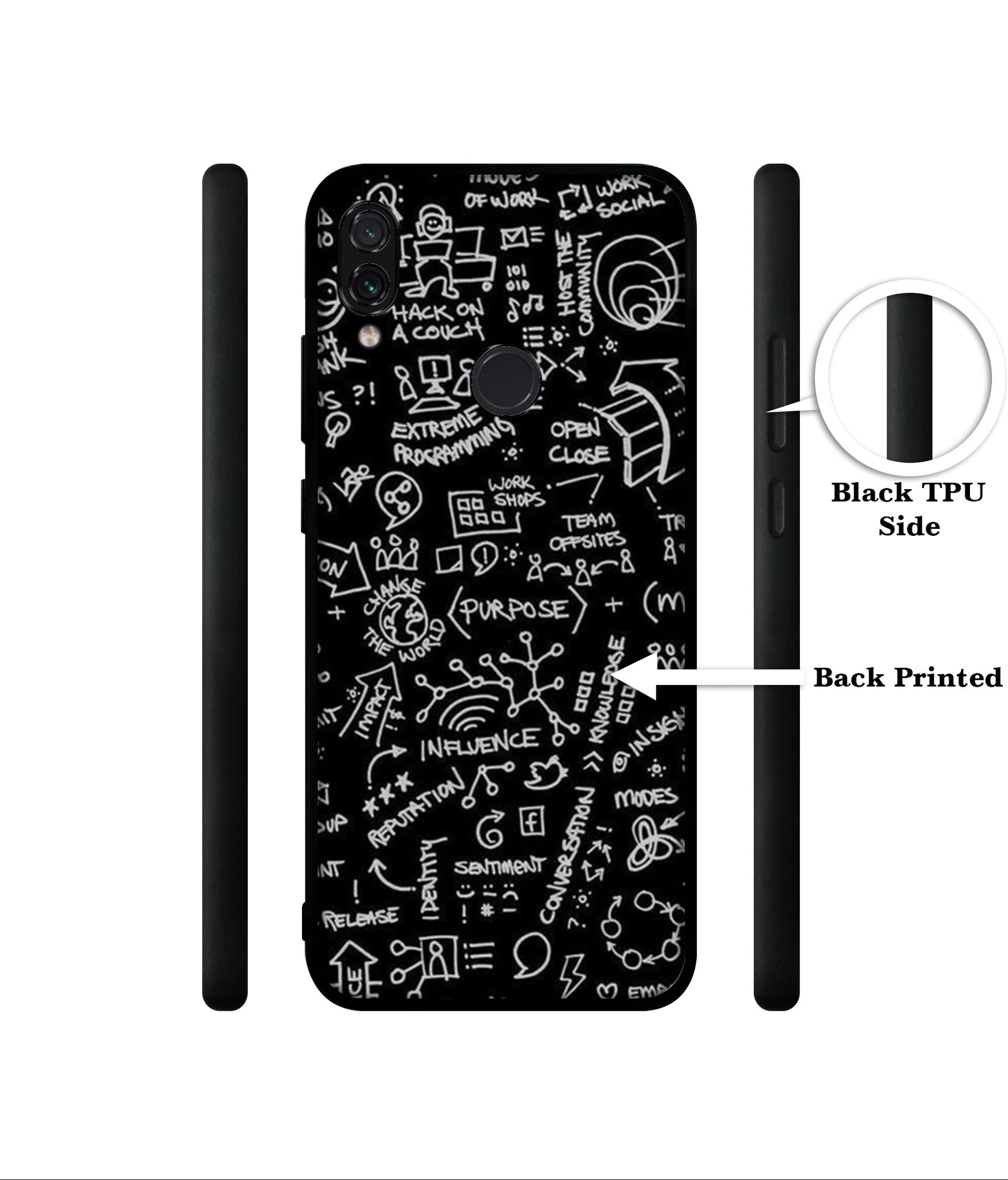 Formulas Designer 2D Printed Back Case Cover for Mi Redmi Note 7 4G / Note 7 Pro 4G / Note 7S 4G