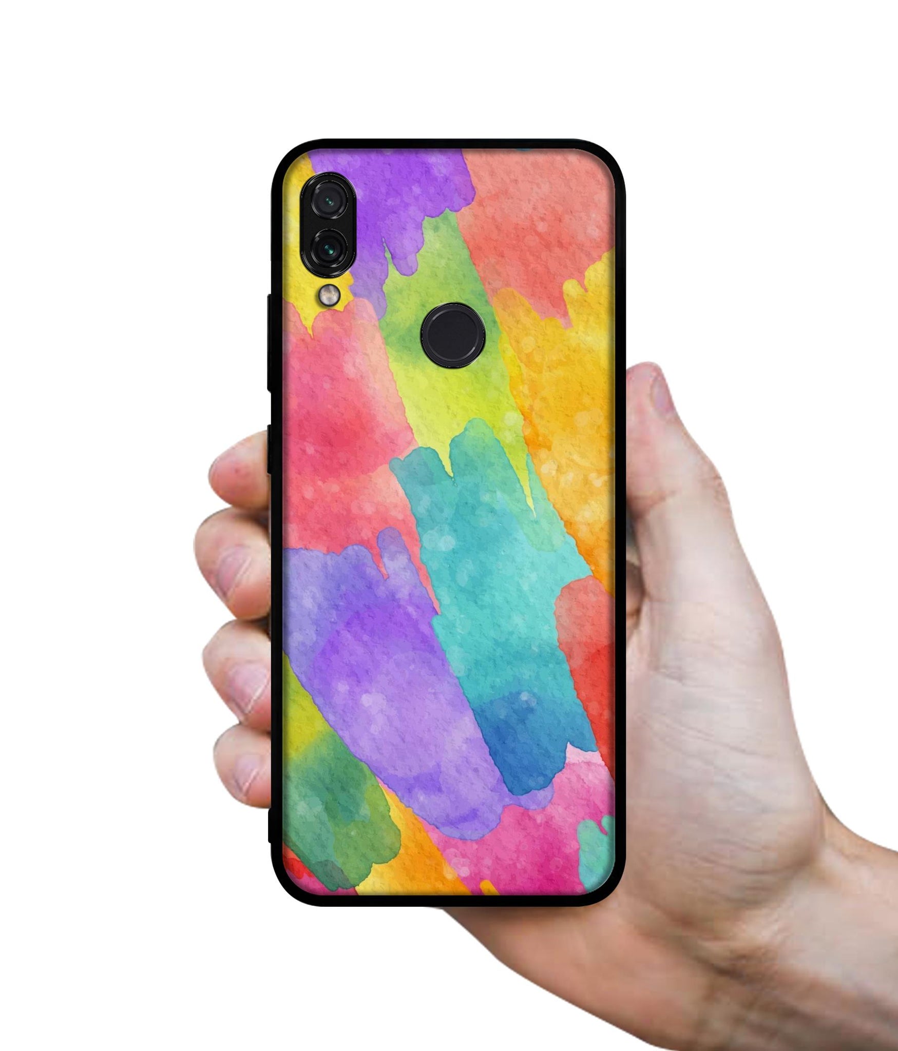 Water Paint Colorful Abstract Designer 2D Printed Back Case Cover for Mi Redmi Note 7 4G / Note 7 Pro 4G / Note 7S 4G