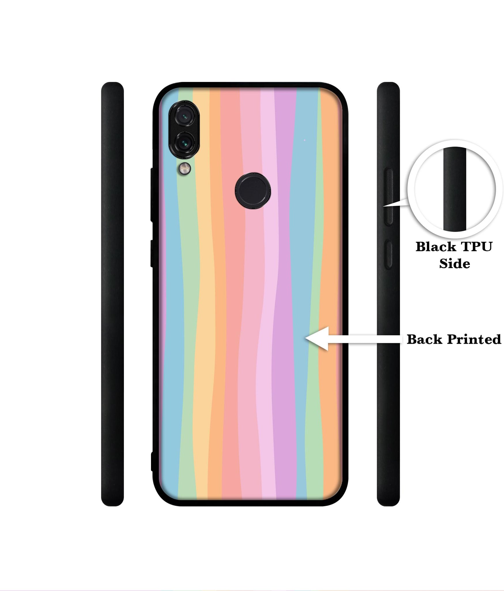 Cool Rainbow Designer 2D Printed Back Case Cover for Mi Redmi Note 7 4G / Note 7 Pro 4G / Note 7S 4G