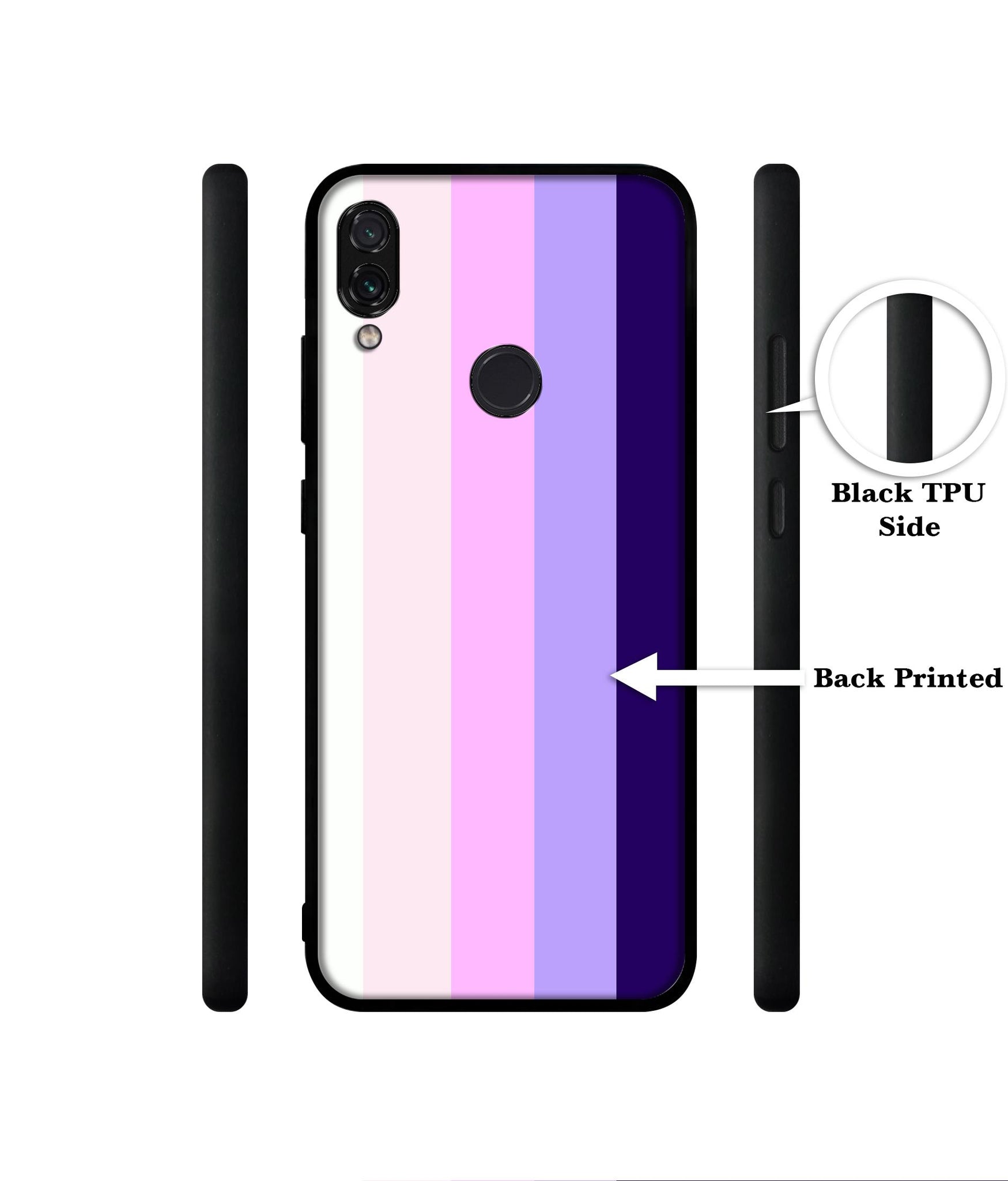 Pink and Purple Lines Designer 2D Printed Back Case Cover for Mi Redmi Note 7 4G / Note 7 Pro 4G / Note 7S 4G