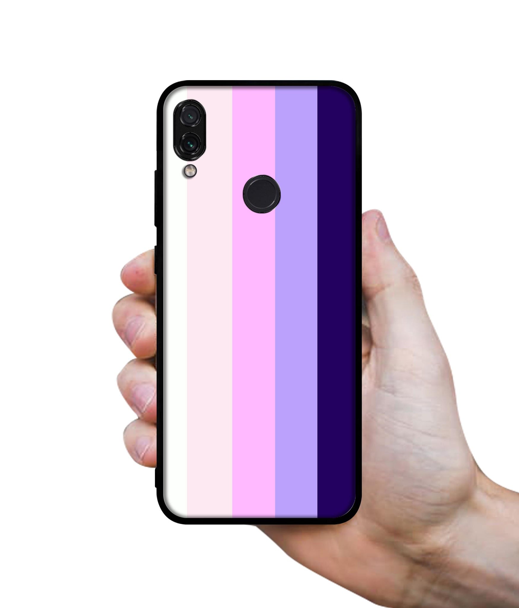 Pink and Purple Lines Designer 2D Printed Back Case Cover for Mi Redmi Note 7 4G / Note 7 Pro 4G / Note 7S 4G