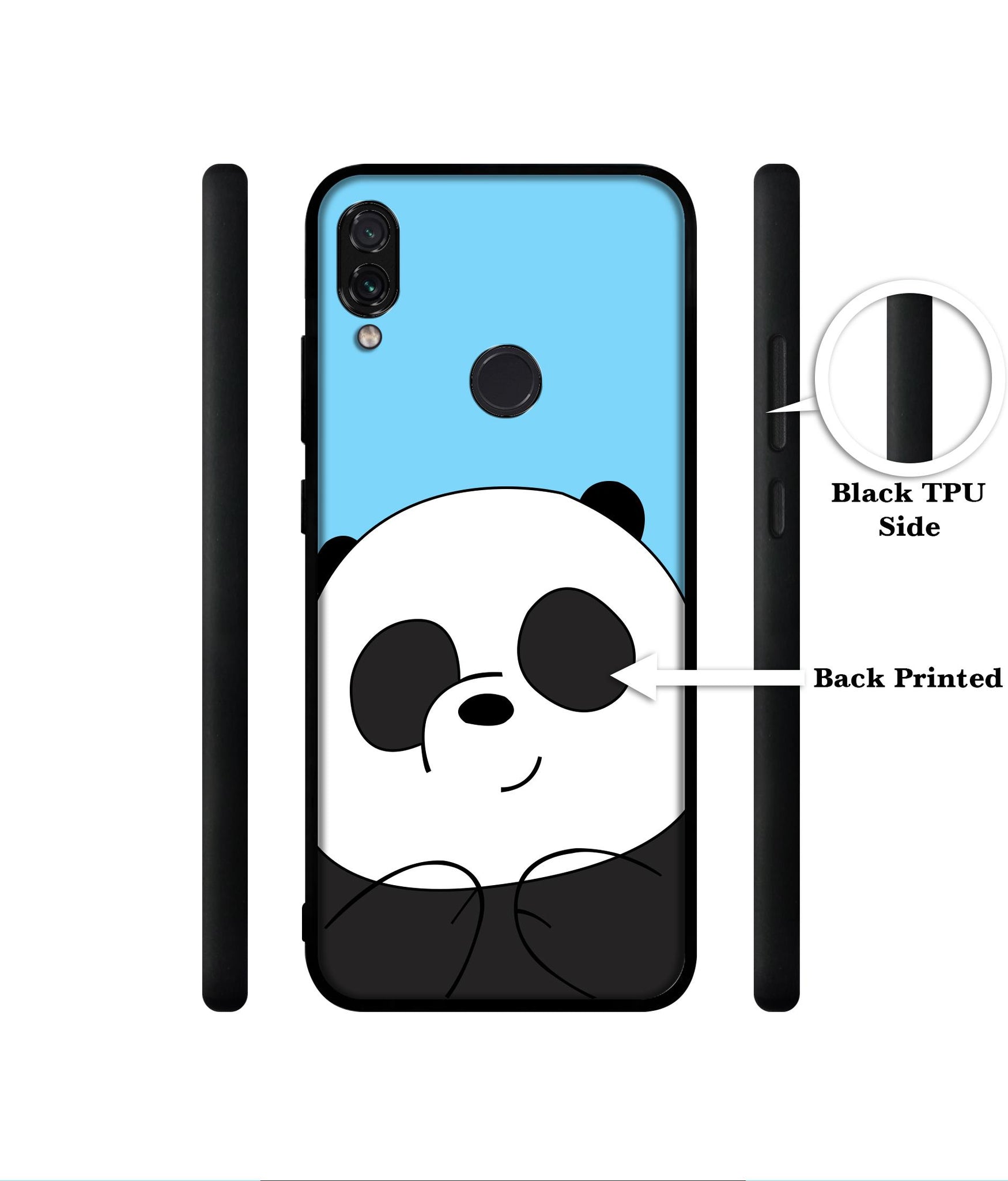 Cute Panda Designer 2D Printed Back Case Cover for Mi Redmi Note 7 4G / Note 7 Pro 4G / Note 7S 4G
