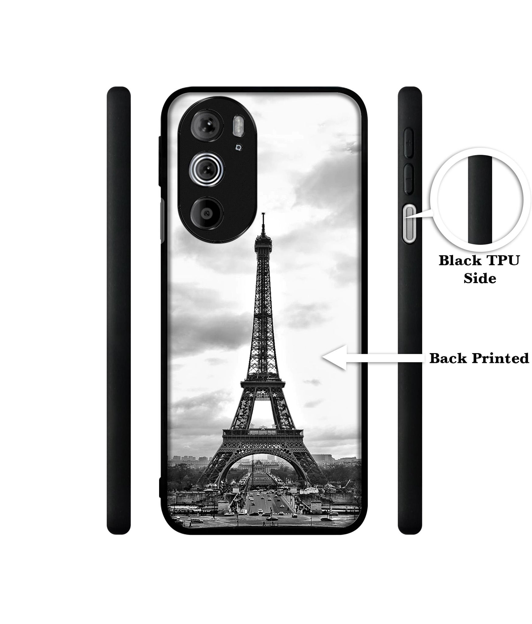 Eiffel Tower Designer 2D Printed Back Case Cover for Motorola edge 30 Pro 5G