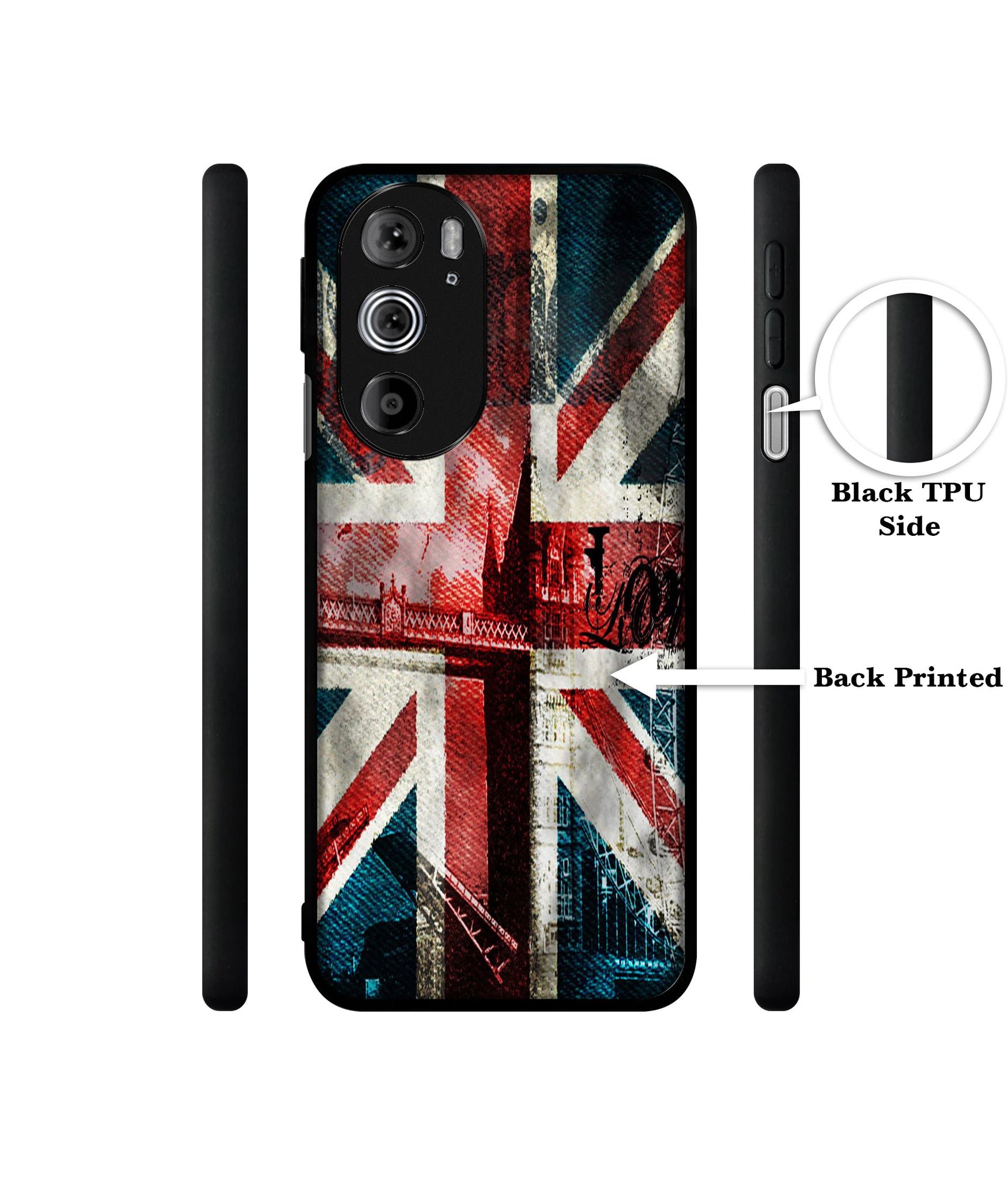 London Flag wallpaper Designer 2D Printed Back Case Cover for Motorola edge 30 Pro 5G