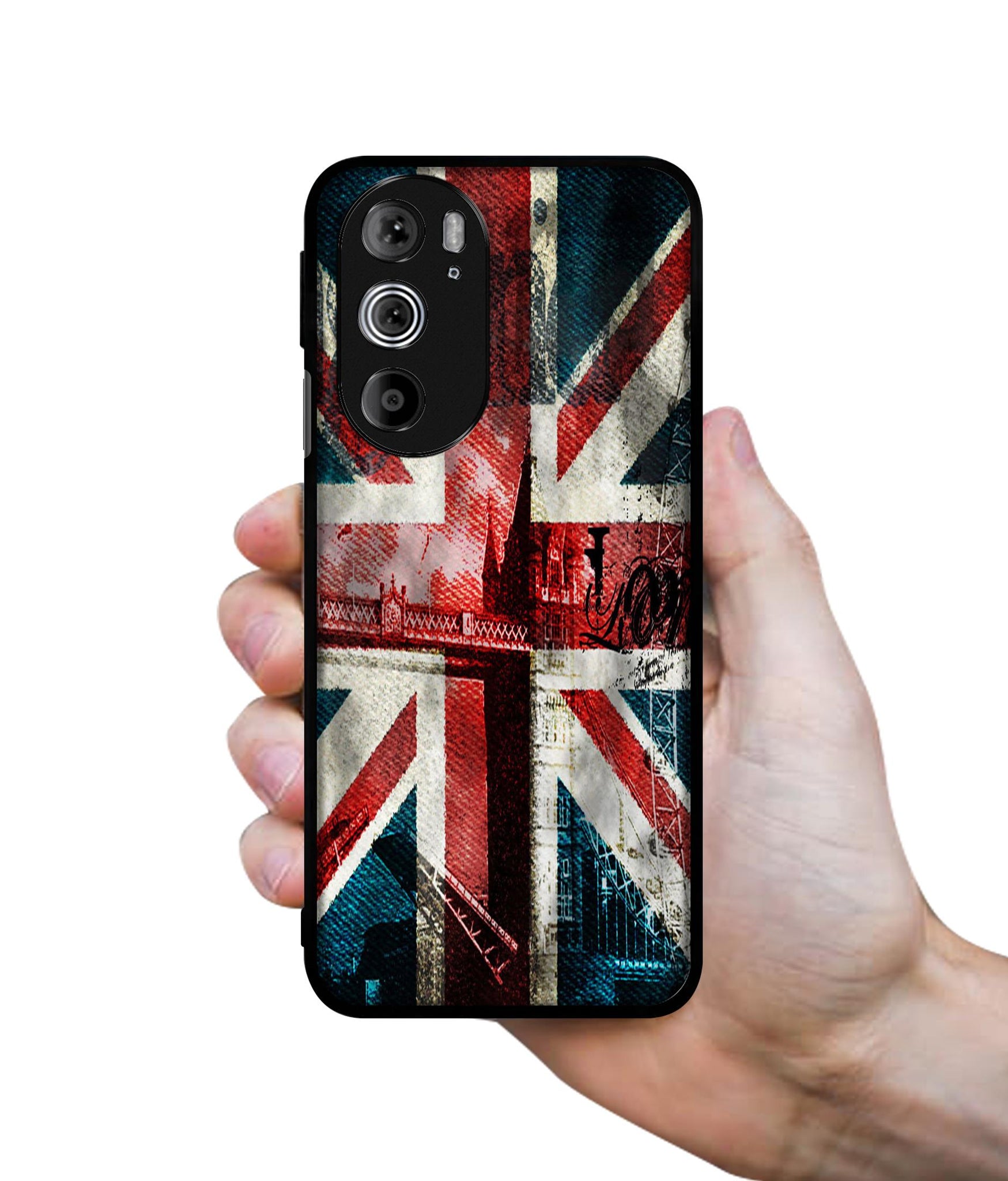 London Flag wallpaper Designer 2D Printed Back Case Cover for Motorola edge 30 Pro 5G