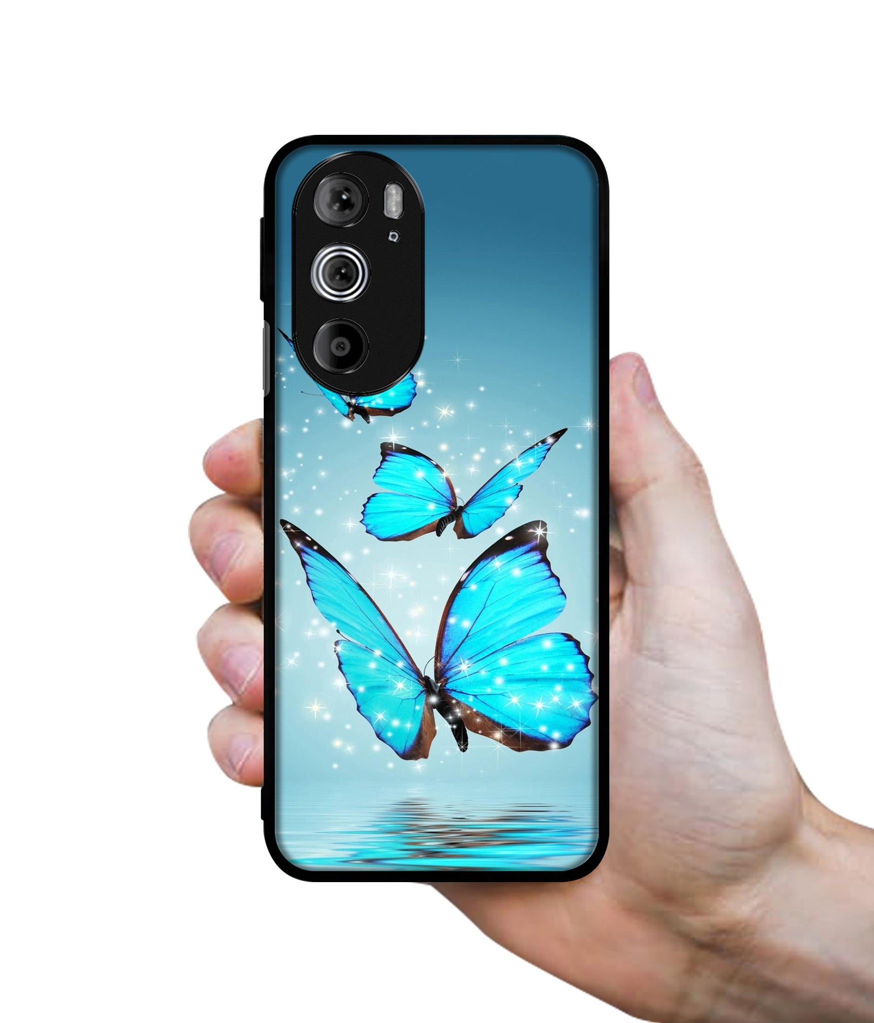 Flying Butterflies Designer 2D Printed Back Case Cover for Motorola edge 30 Pro 5G