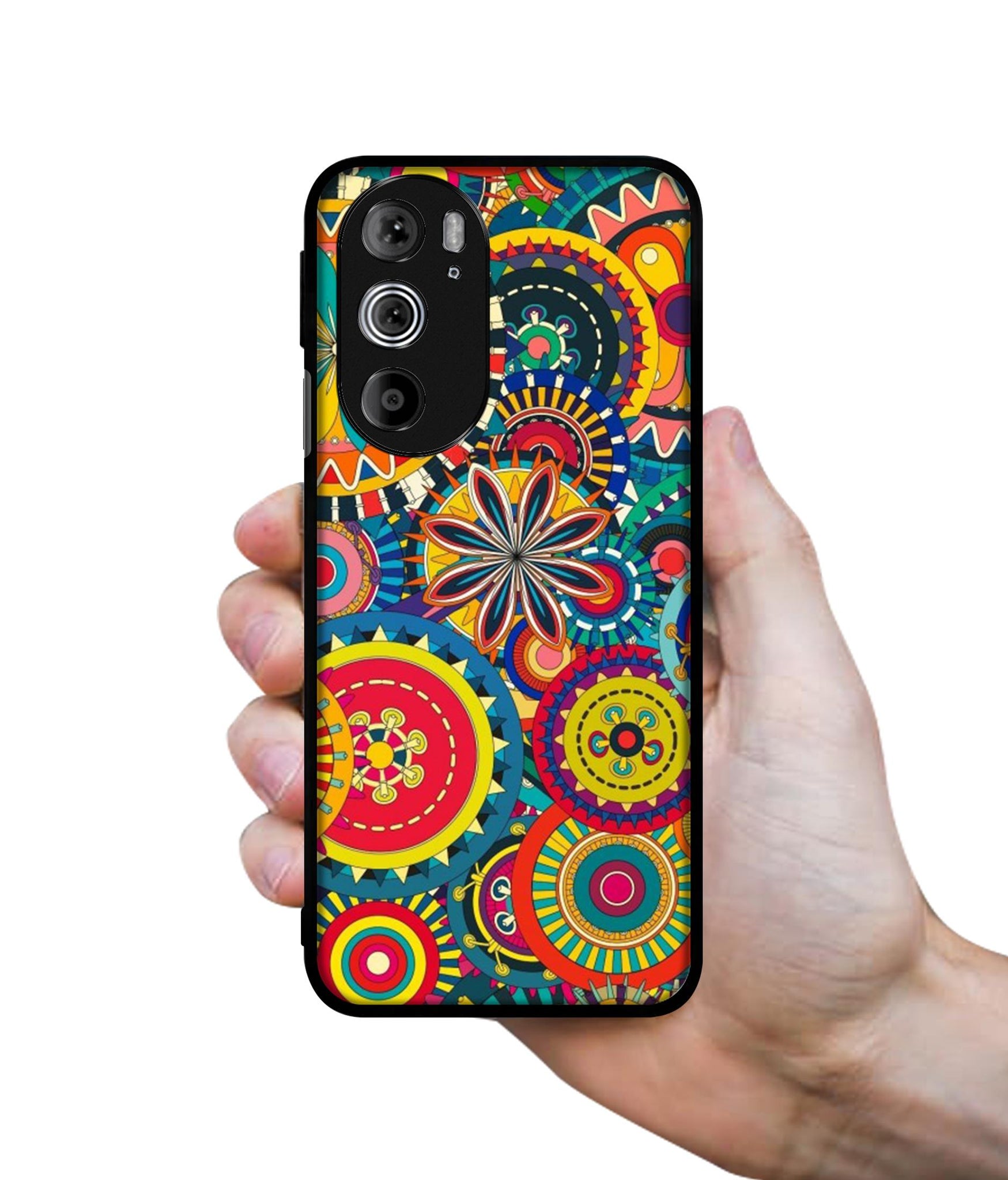 Ring Pattern Print Designer 2D Printed Back Case Cover for Motorola edge 30 Pro 5G