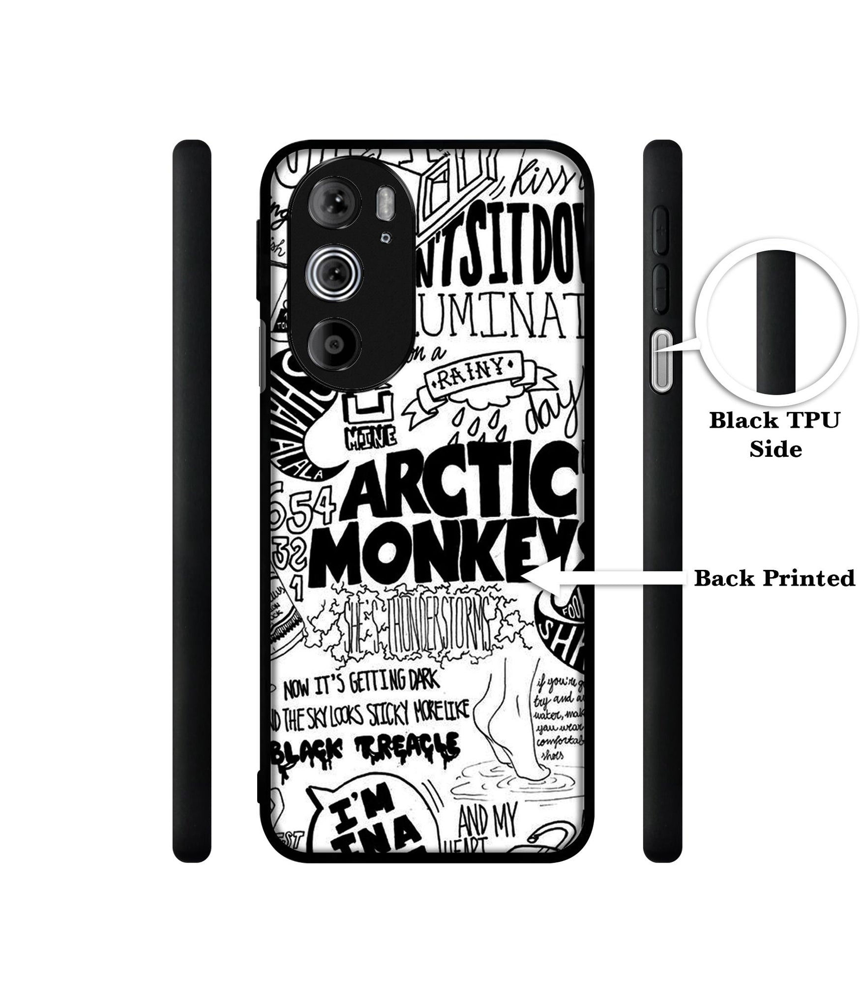 Arctic Monkeys Pattern Designer 2D Printed Back Case Cover for Motorola edge 30 Pro 5G