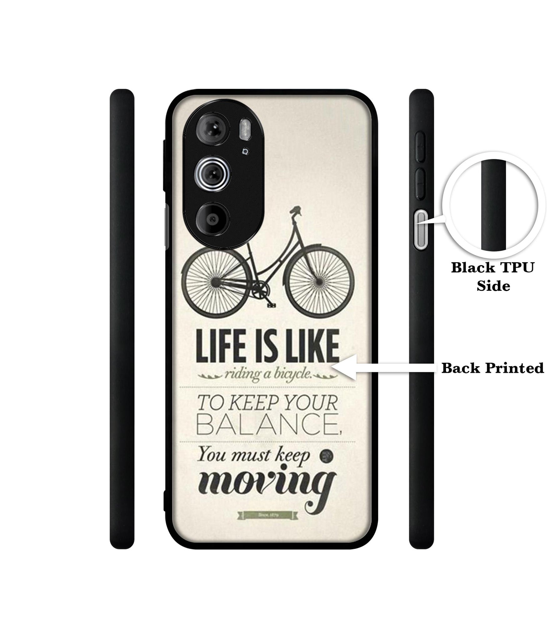 Life is Like Moving Designer 2D Printed Back Case Cover for Motorola edge 30 Pro 5G