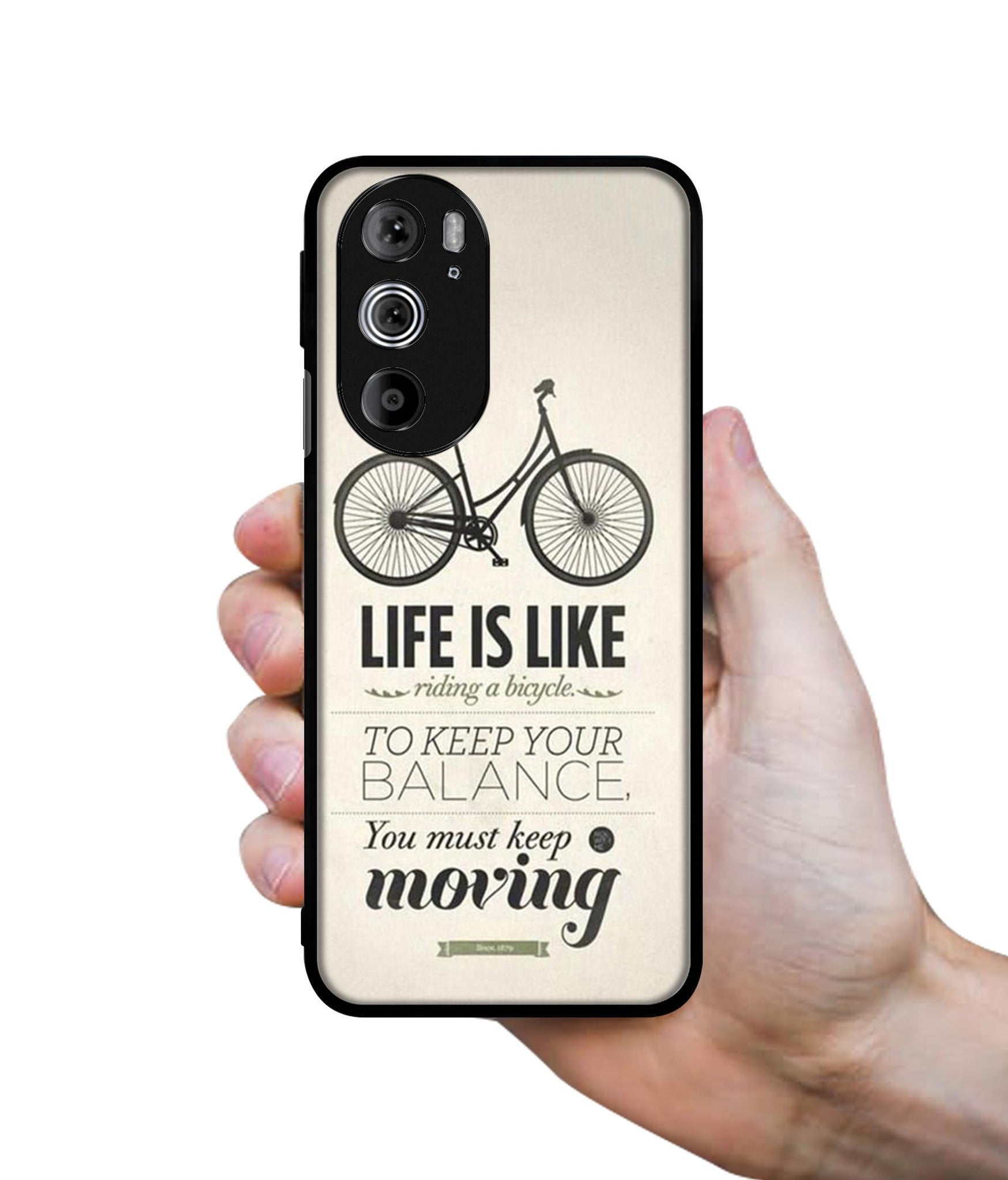 Life is Like Moving Designer 2D Printed Back Case Cover for Motorola edge 30 Pro 5G