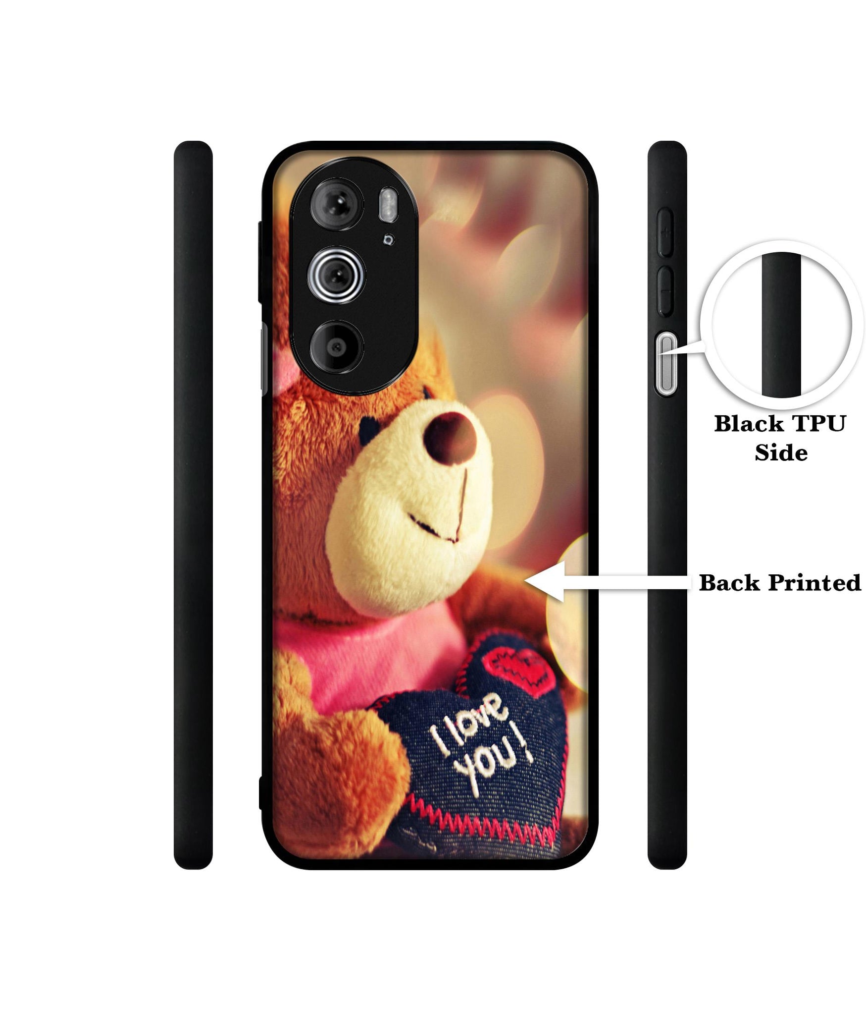 Teddy Bear Designer 2D Printed Back Case Cover for Motorola edge 30 Pro 5G