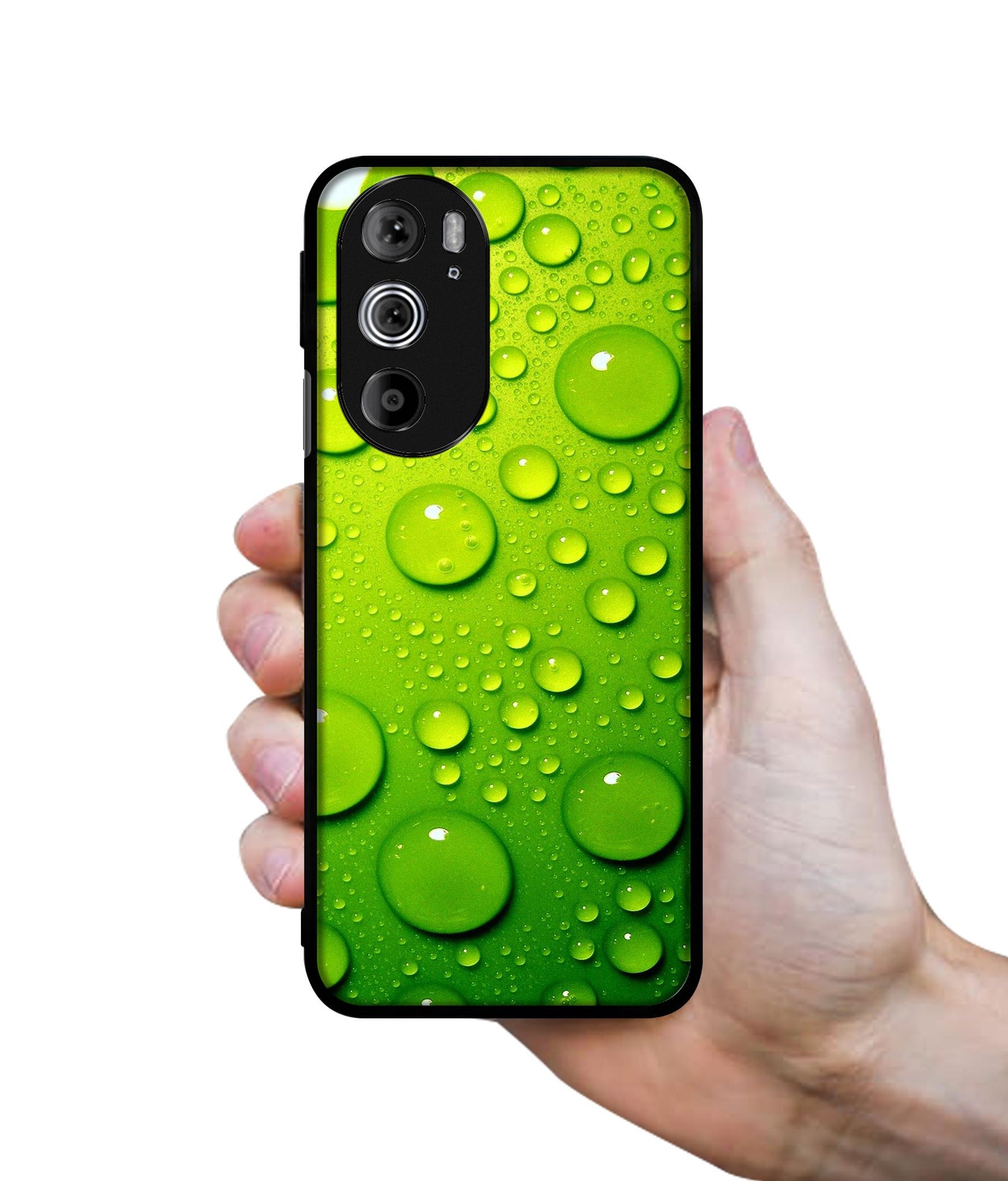 Green Bubbles Designer 2D Printed Back Case Cover for Motorola edge 30 Pro 5G