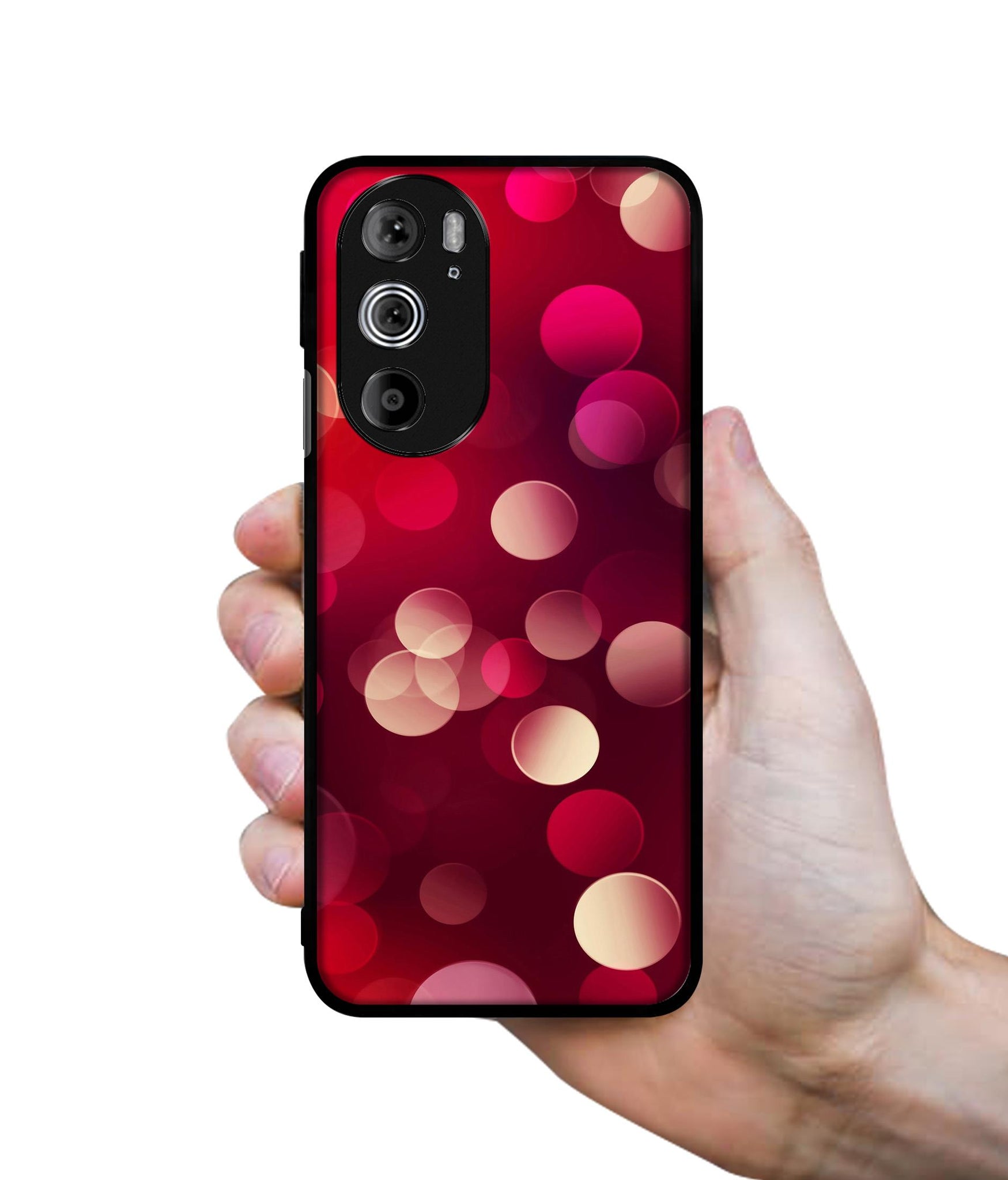 3D Circles Designer 2D Printed Back Case Cover for Motorola edge 30 Pro 5G