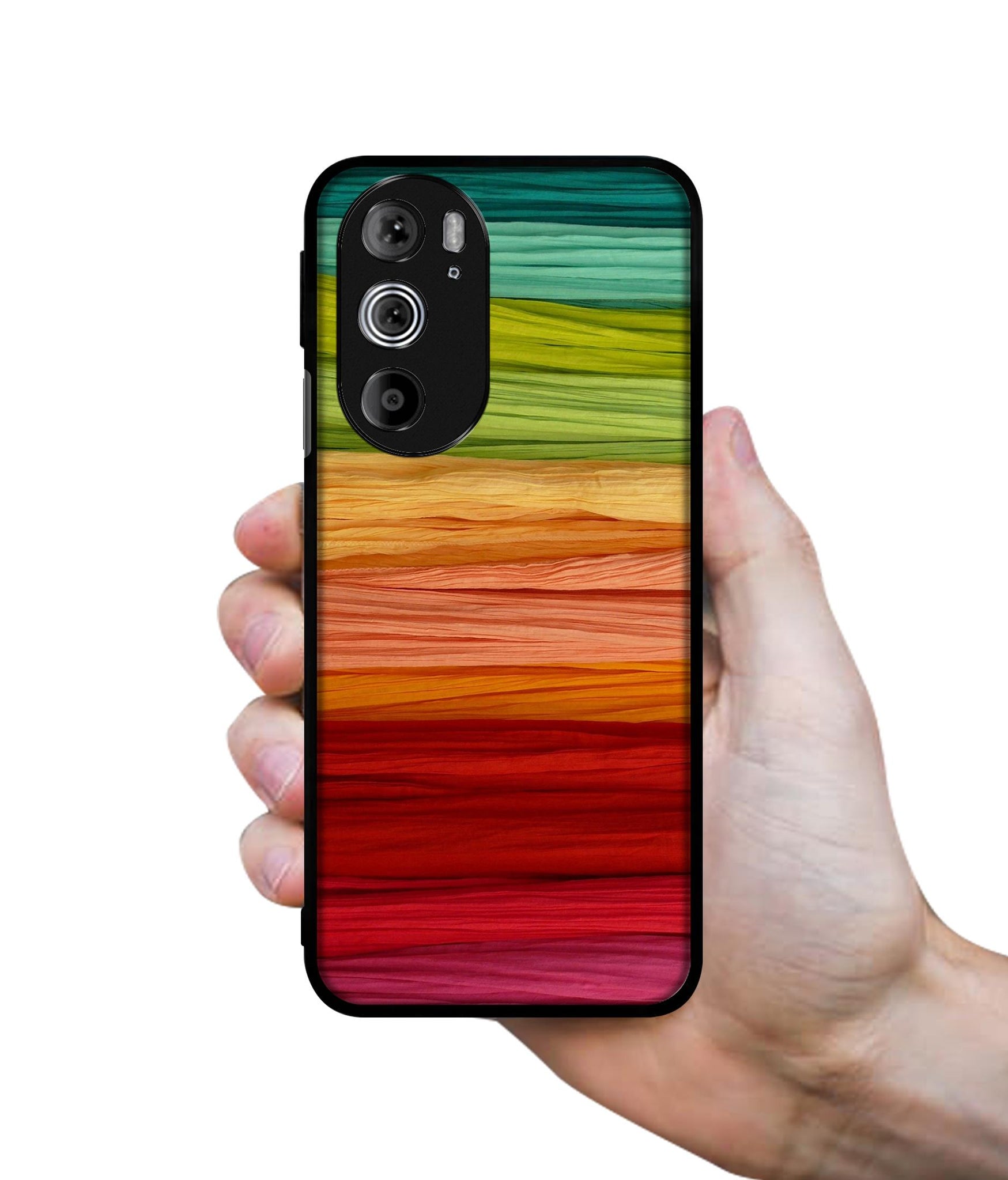 Colorful Thread Designer 2D Printed Back Case Cover for Motorola edge 30 Pro 5G
