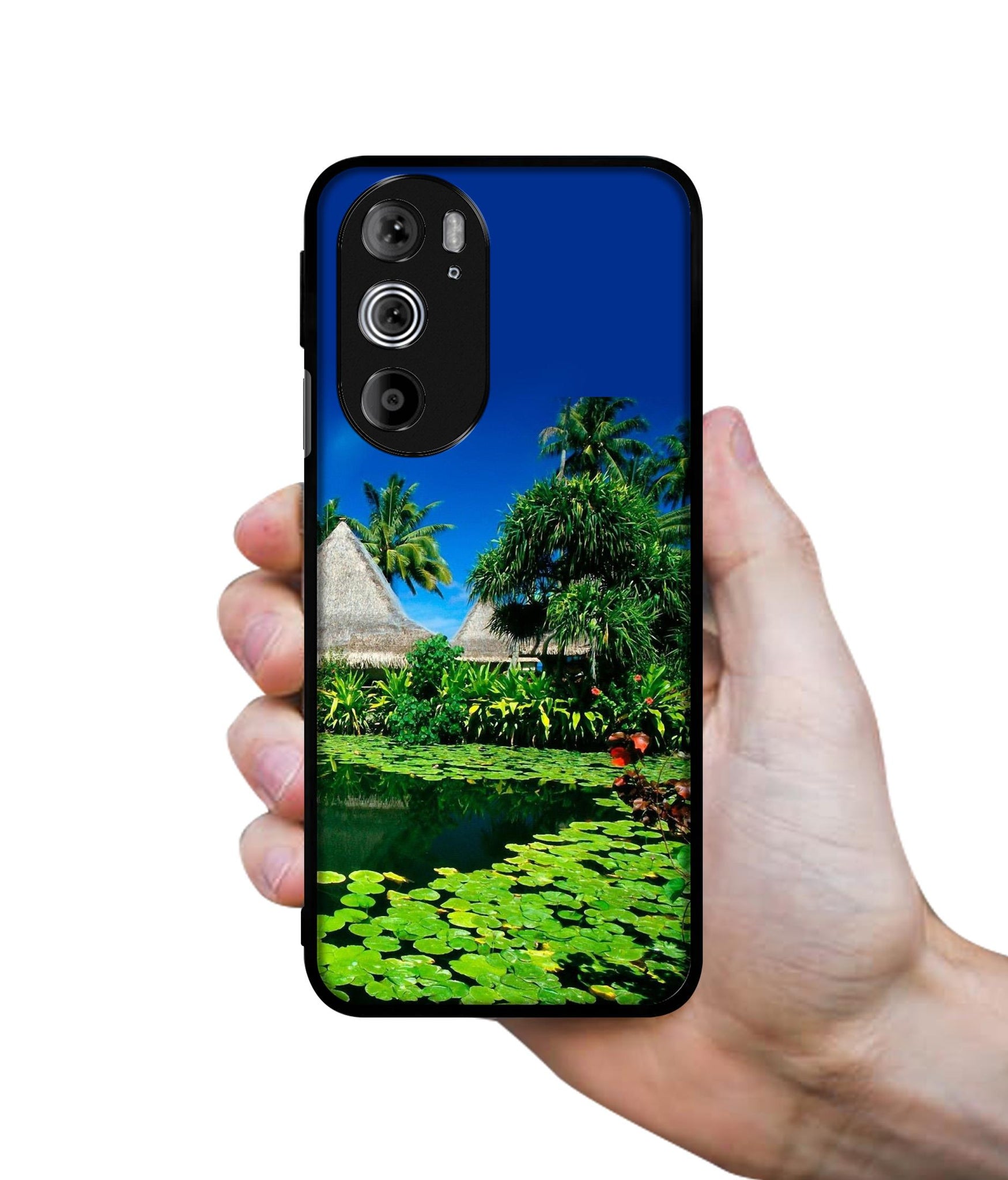 Tropics Water Designer 2D Printed Back Case Cover for Motorola edge 30 Pro 5G