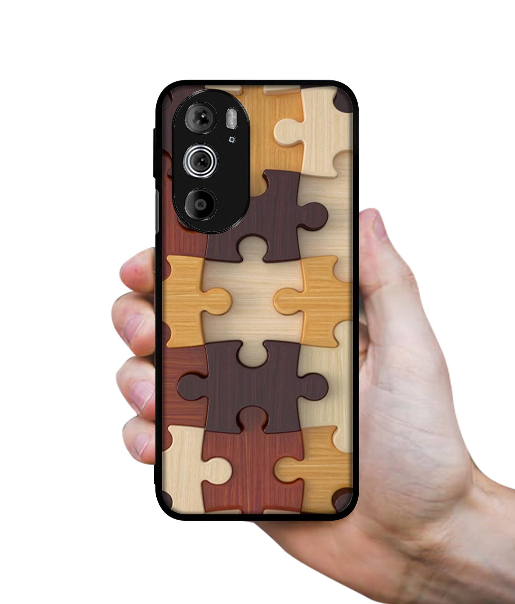 Puzzle Pattern Designer 2D Printed Back Case Cover for Motorola edge 30 Pro 5G