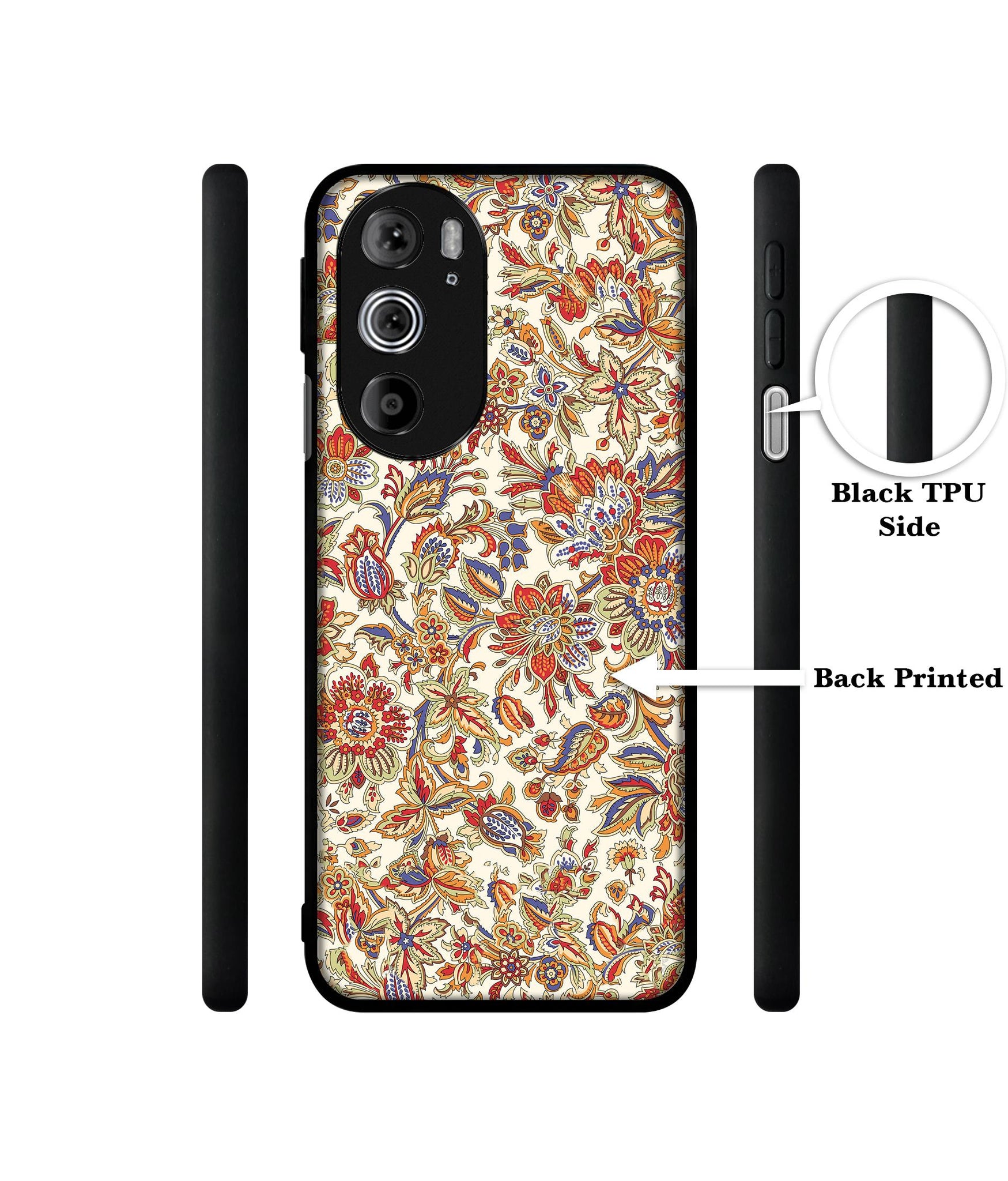 Floral Designer 2D Printed Back Case Cover for Motorola edge 30 Pro 5G