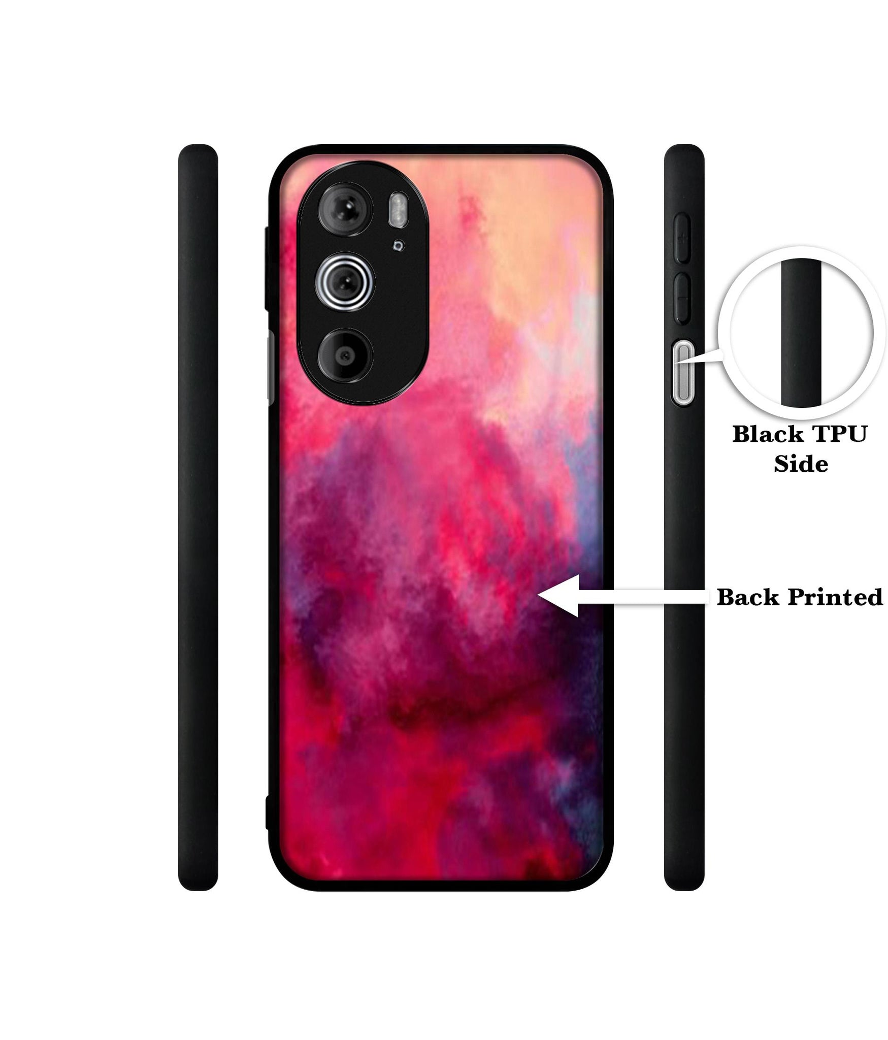 Holi Color Designer 2D Printed Back Case Cover for Motorola edge 30 Pro 5G