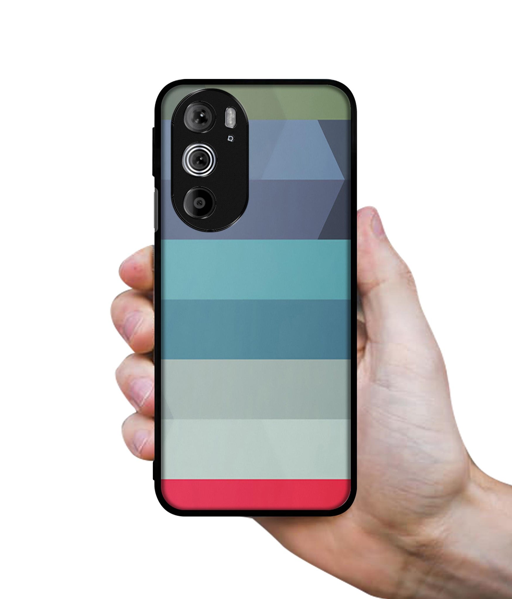 Colorful Lines Designer 2D Printed Back Case Cover for Motorola edge 30 Pro 5G