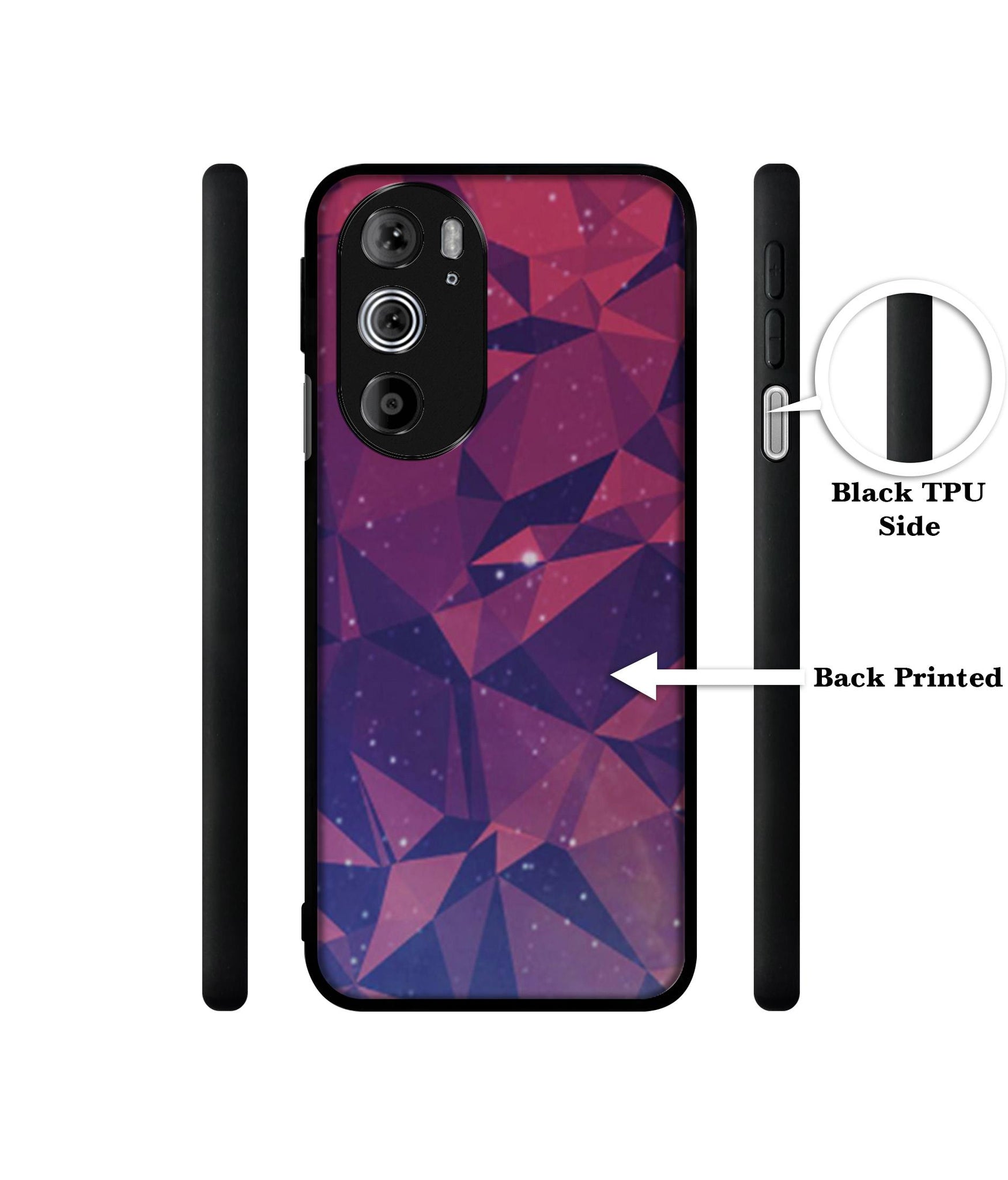 Bad Color Shape Designer 2D Printed Back Case Cover for Motorola edge 30 Pro 5G