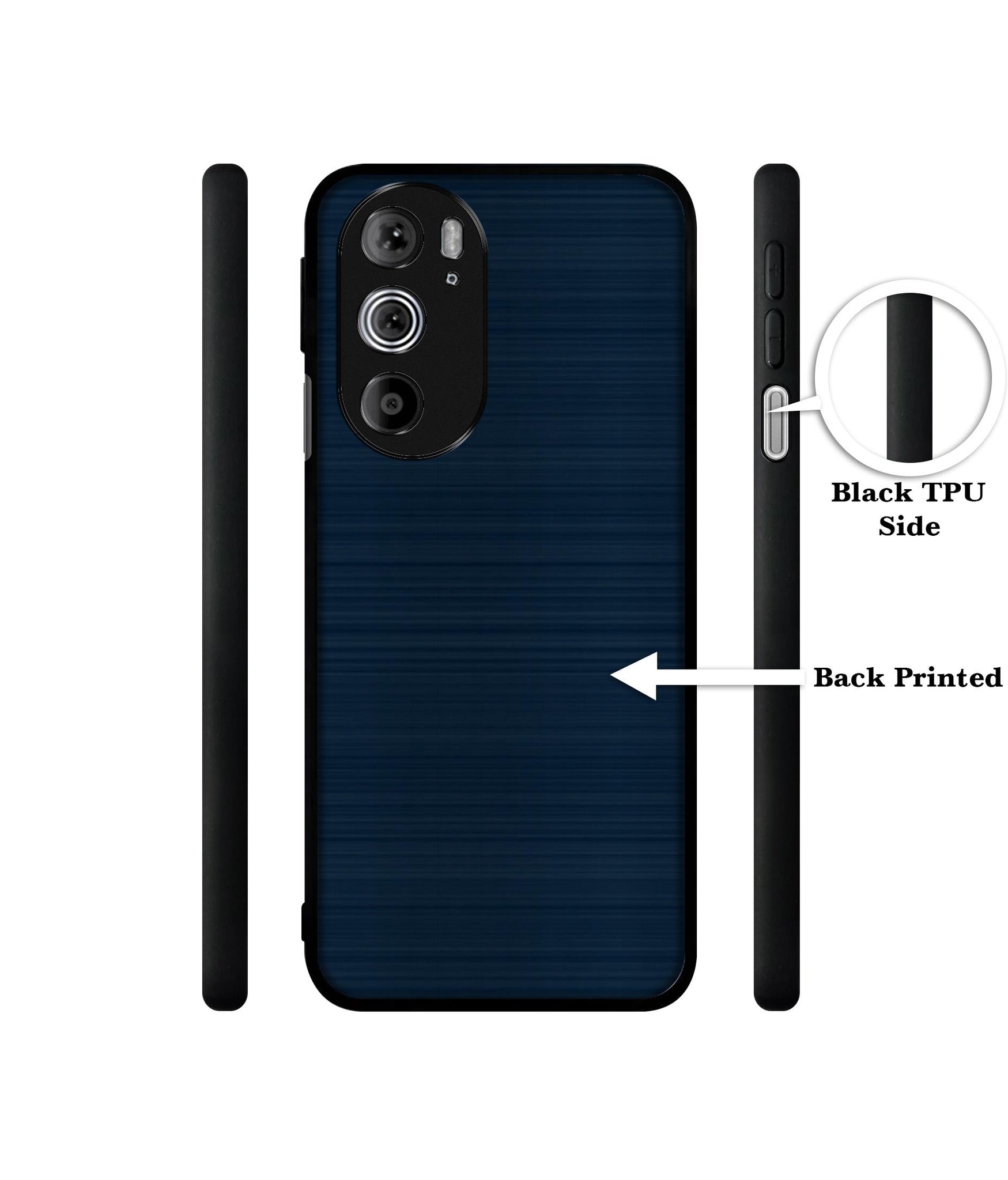 Blue Line Designer 2D Printed Back Case Cover for Motorola edge 30 Pro 5G