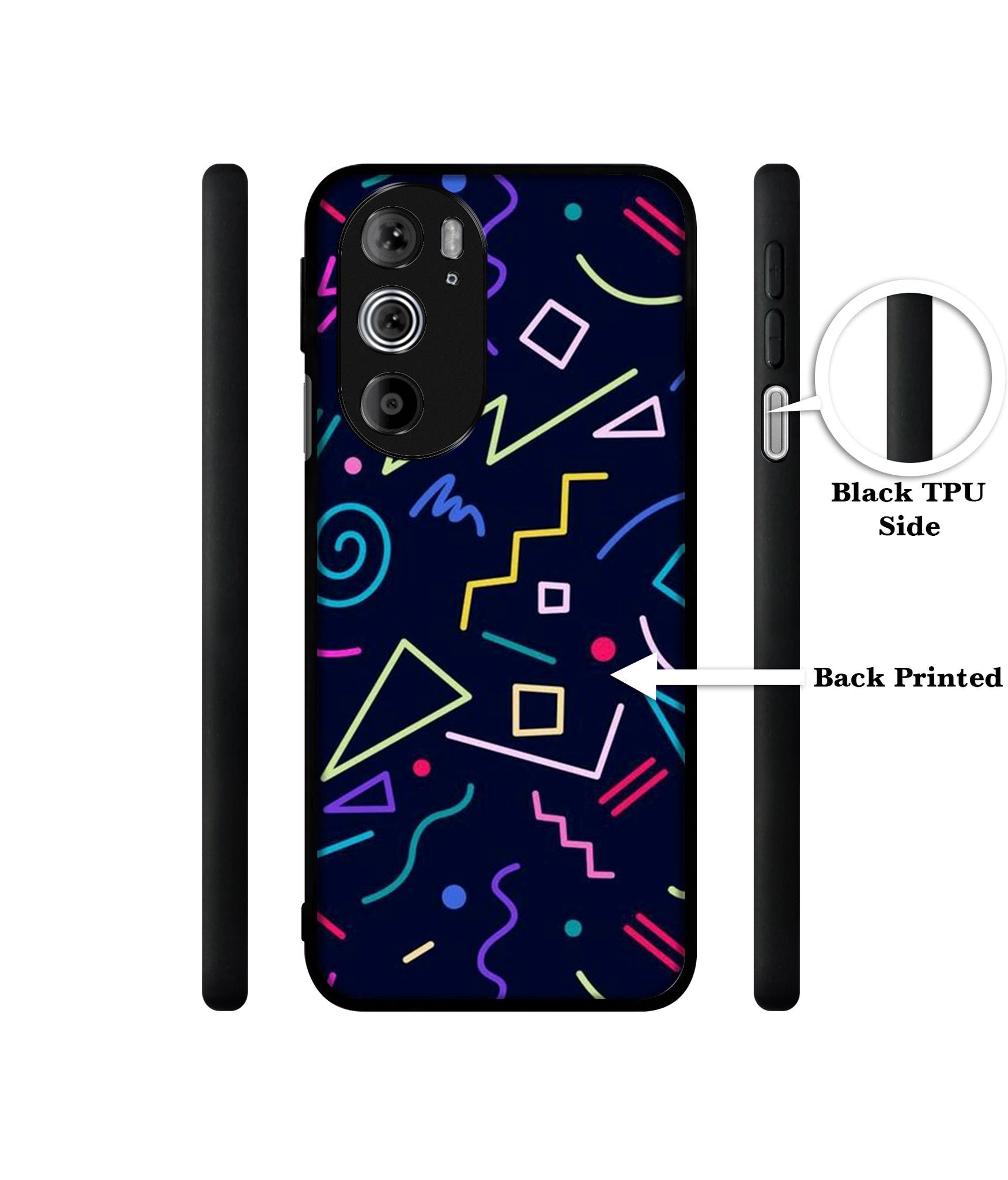 Retro Abstract Designer 2D Printed Back Case Cover for Motorola edge 30 Pro 5G