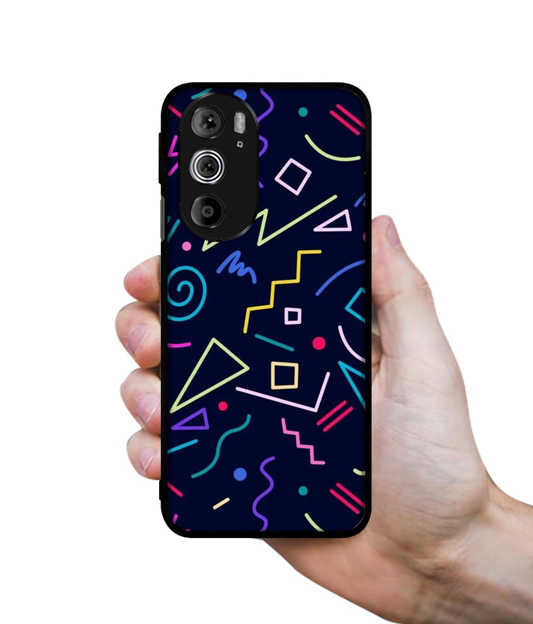 Retro Abstract Designer 2D Printed Back Case Cover for Motorola edge 30 Pro 5G