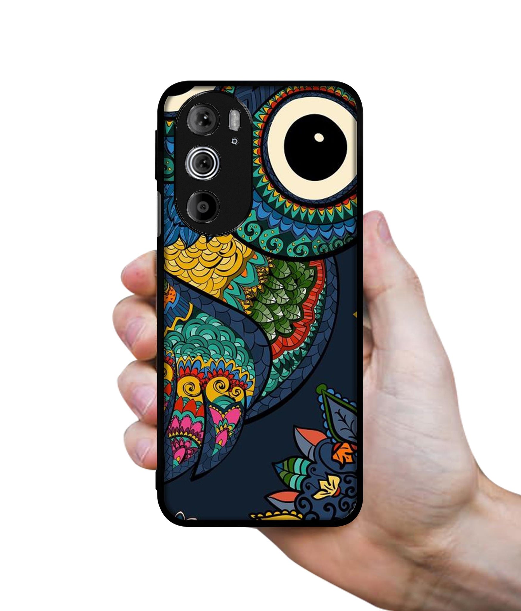Owl Illustration Designer 2D Printed Back Case Cover for Motorola edge 30 Pro 5G