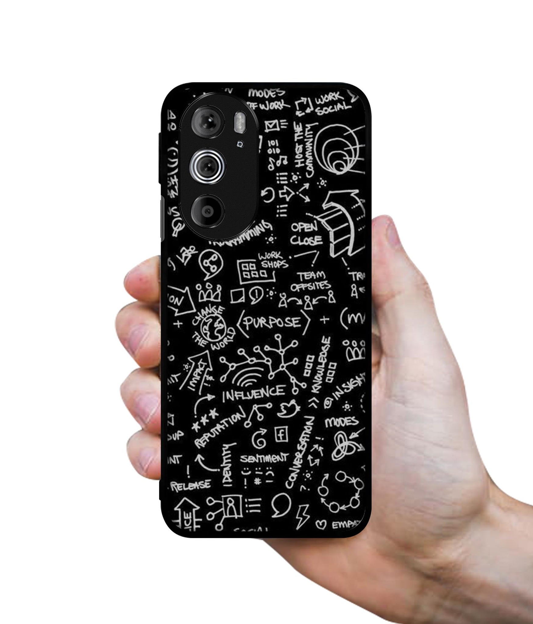 Formulas Designer 2D Printed Back Case Cover for Motorola edge 30 Pro 5G