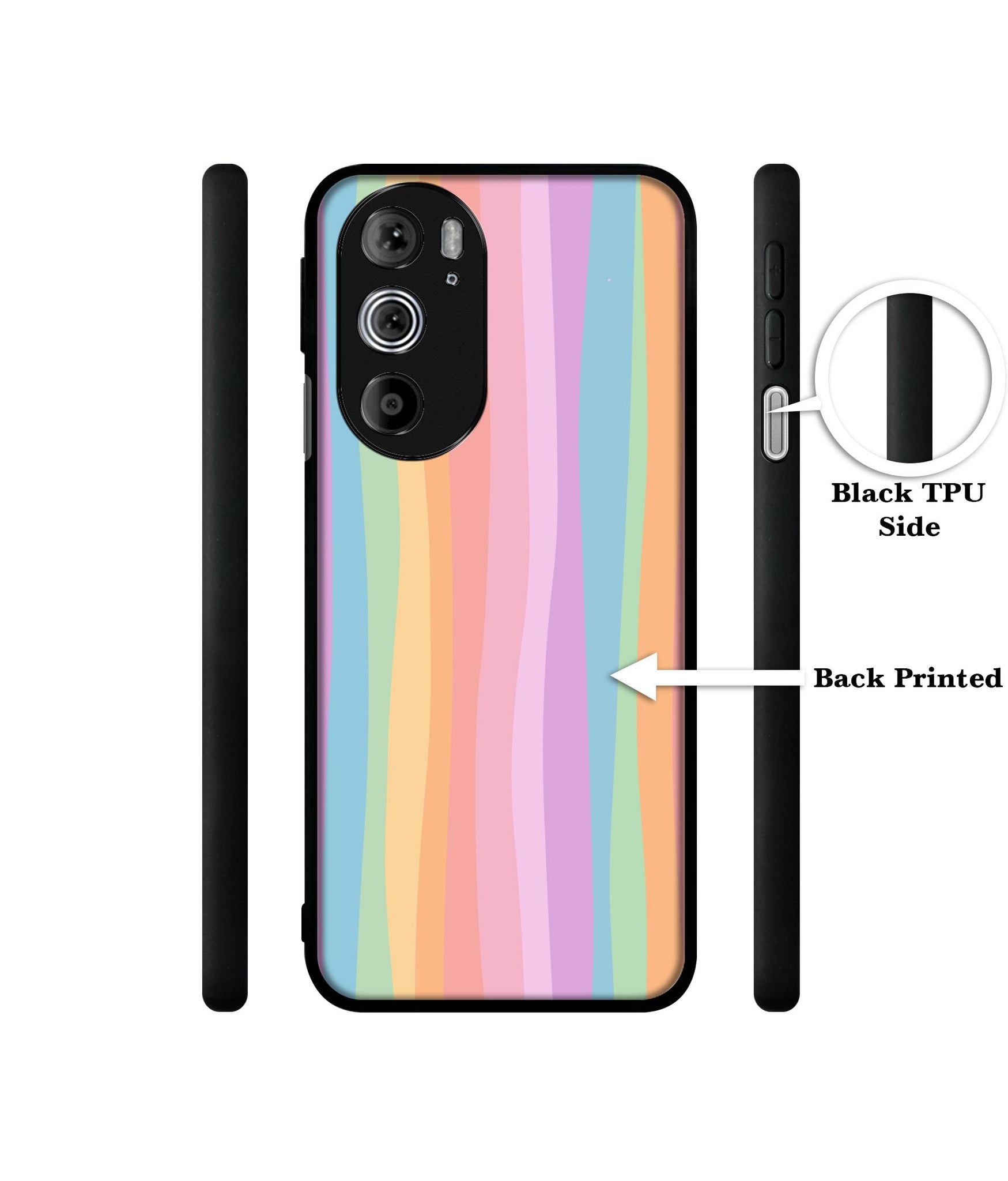 Cool Rainbow Designer 2D Printed Back Case Cover for Motorola edge 30 Pro 5G