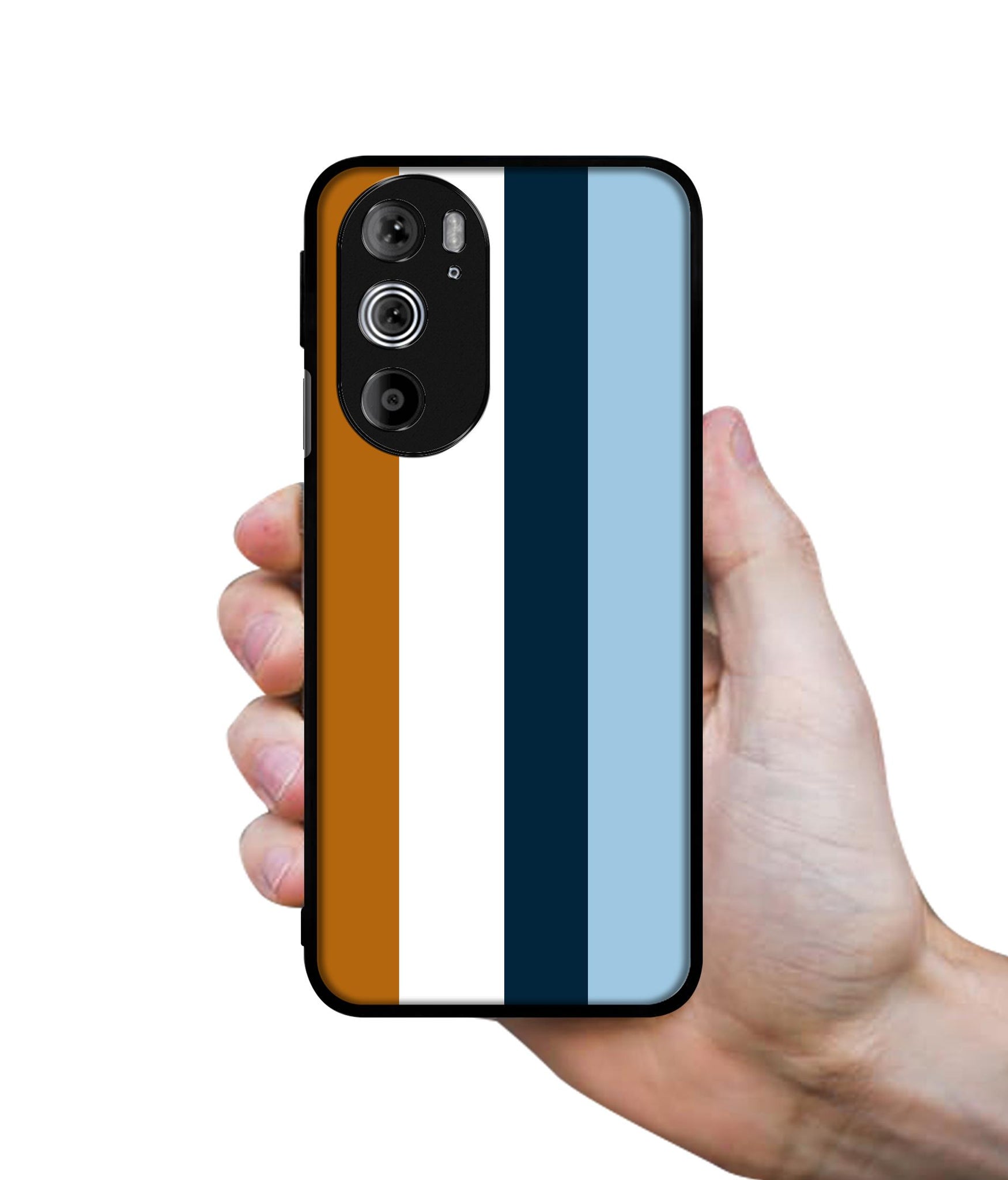 Color Stripes Designer 2D Printed Back Case Cover for Motorola edge 30 Pro 5G