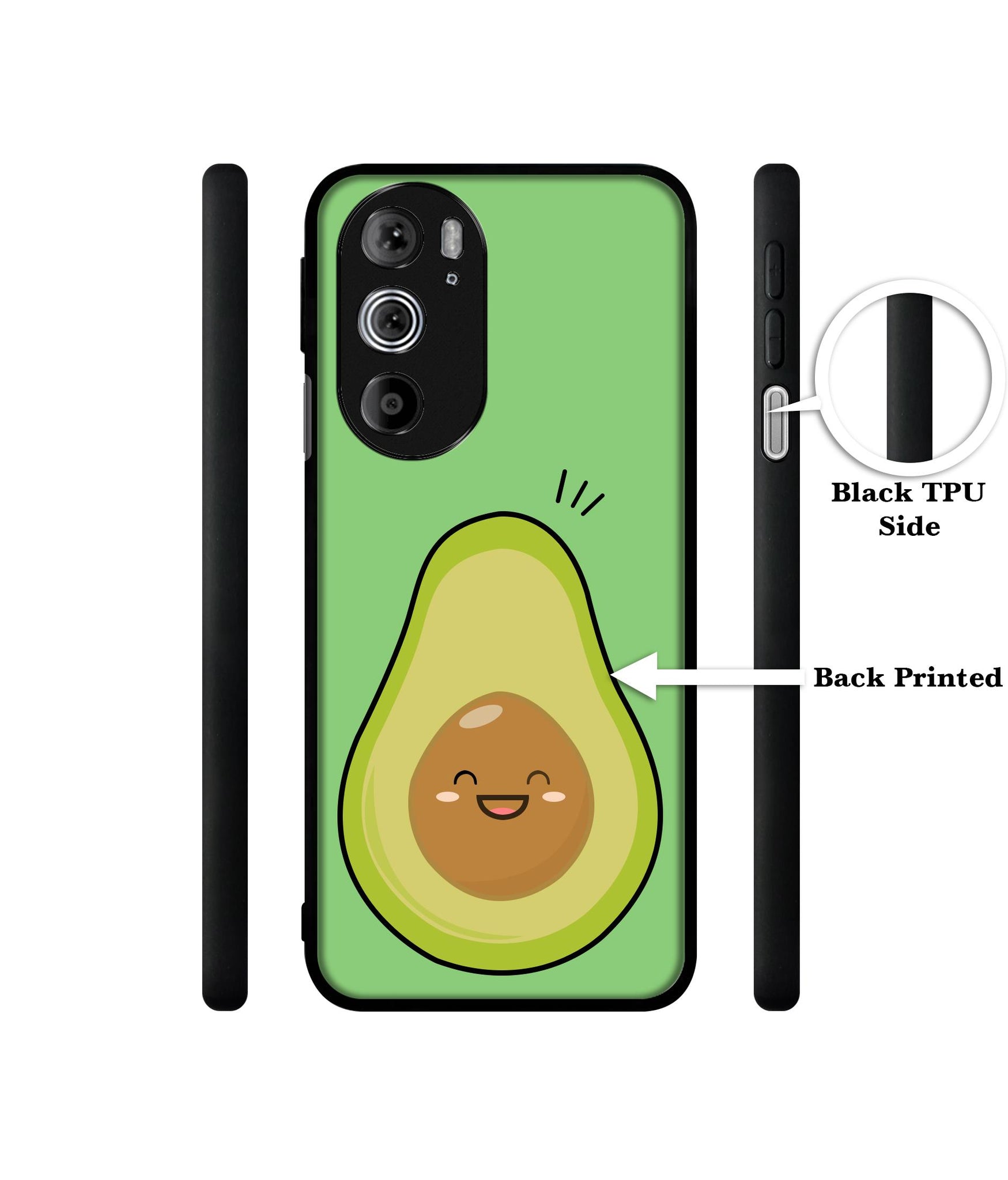 Avocados Designer 2D Printed Back Case Cover for Motorola edge 30 Pro 5G
