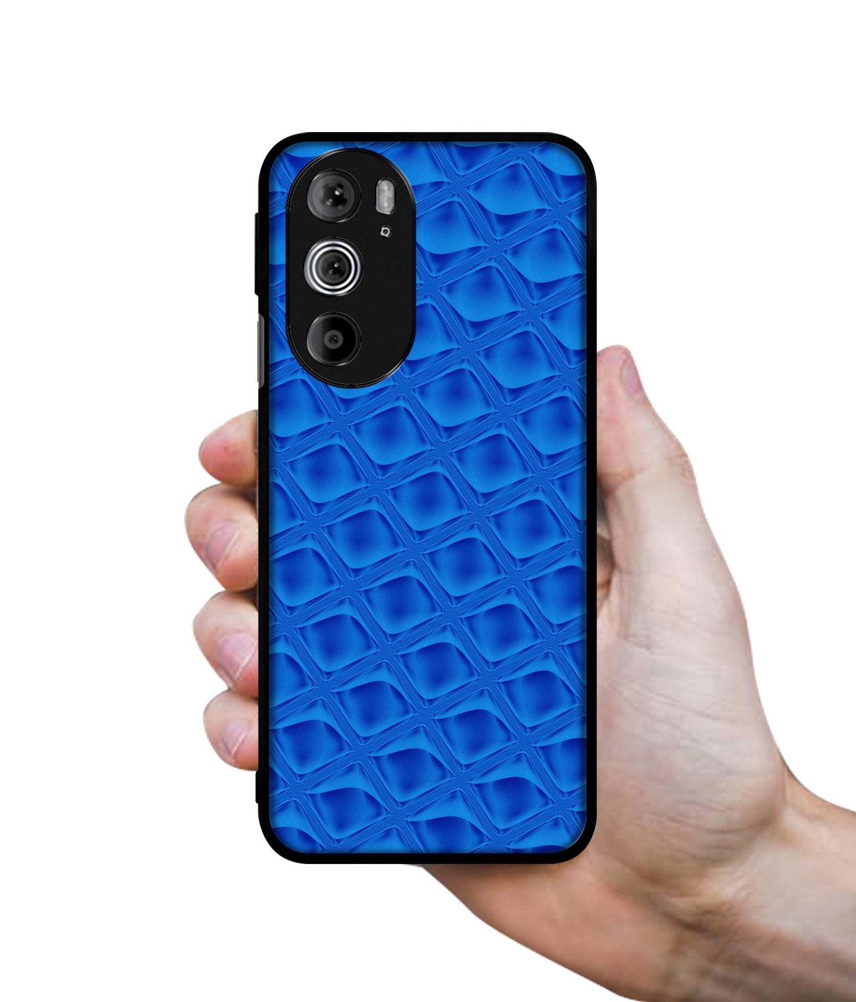 Blue Diamond Designer 2D Printed Back Case Cover for Motorola edge 30 Pro 5G