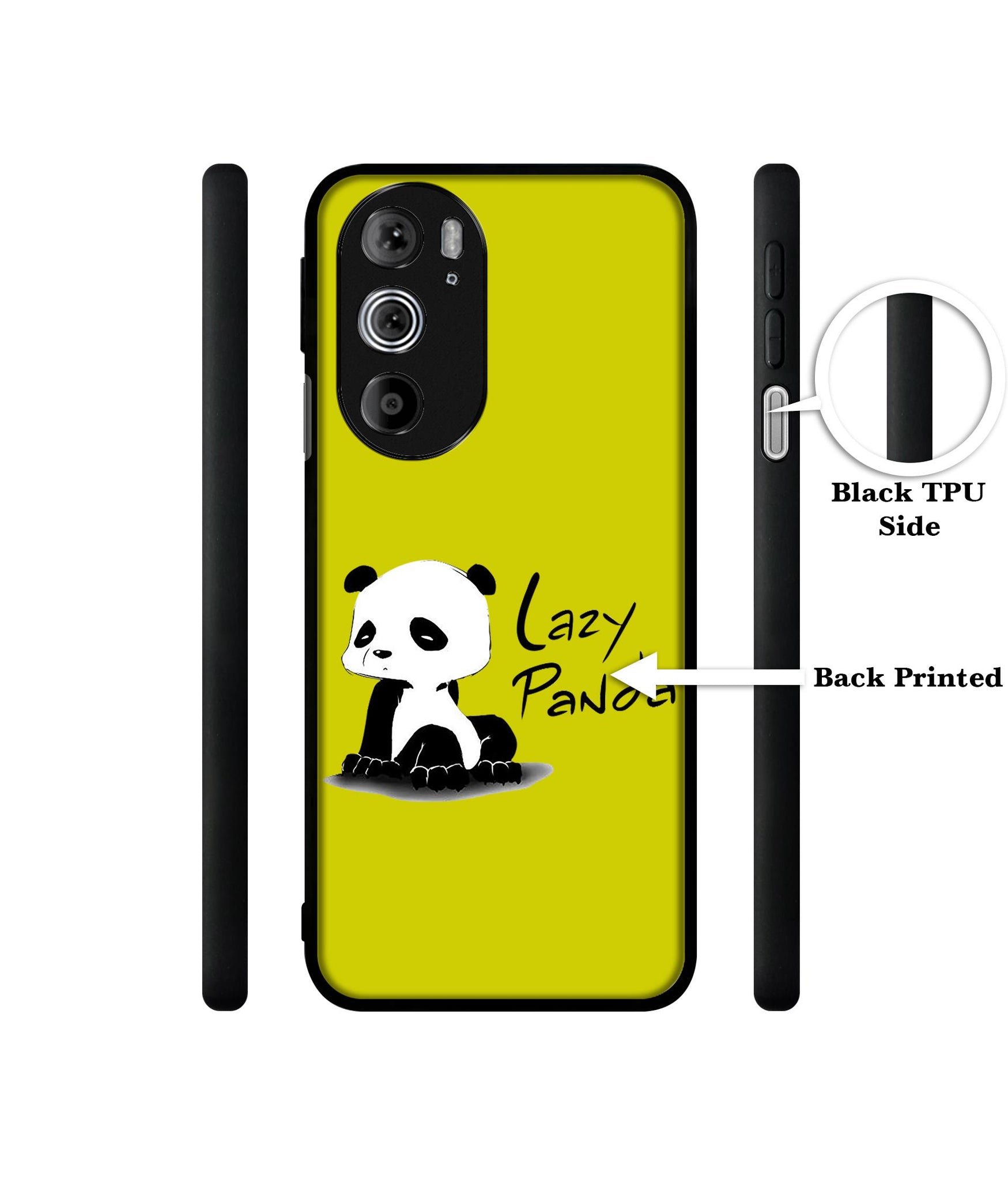 Lazy Panda Designer 2D Printed Back Case Cover for Motorola edge 30 Pro 5G