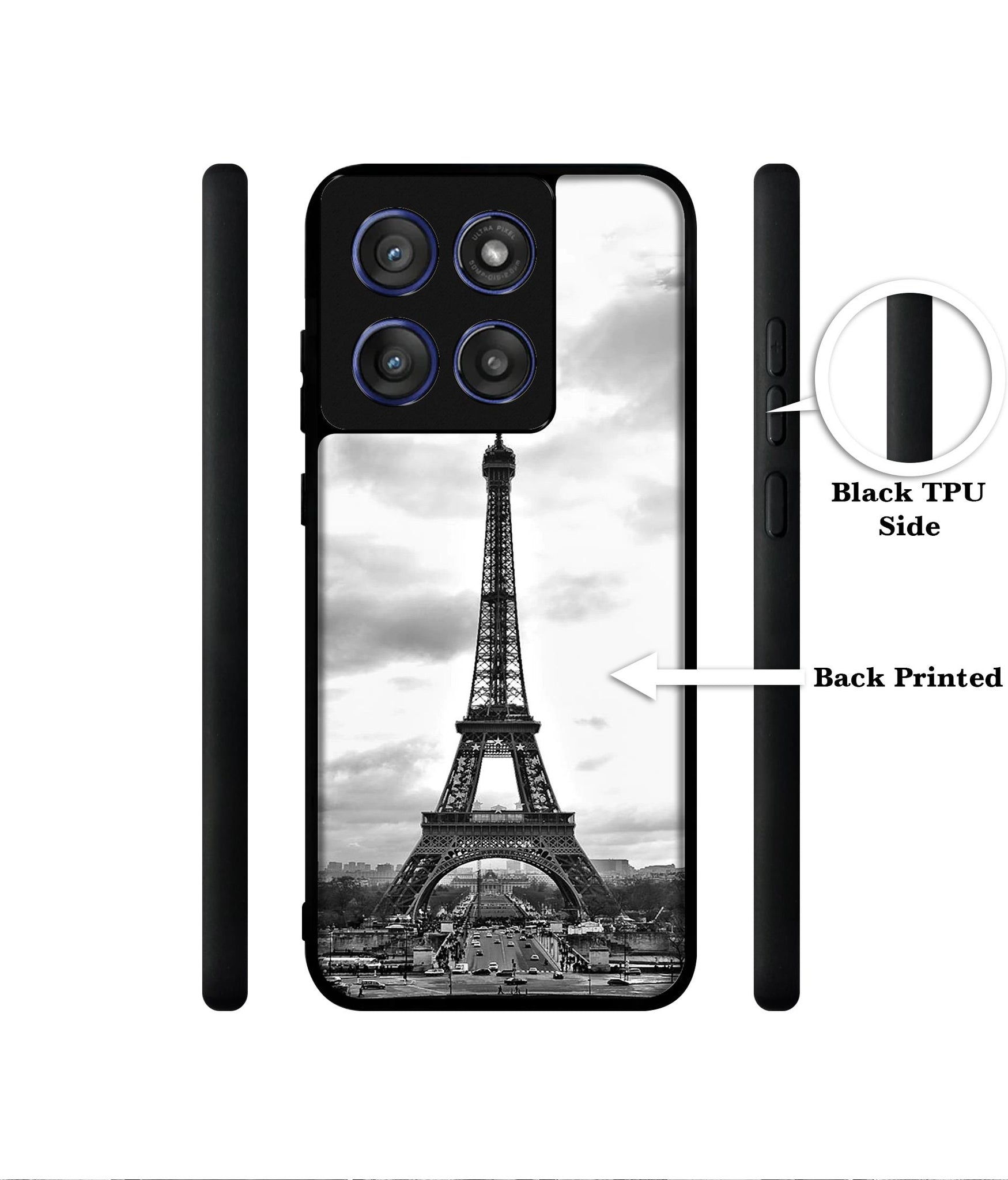 Eiffel Tower Designer 2D Printed Back Case Cover for Motorola Edge 60 Stylus 5G