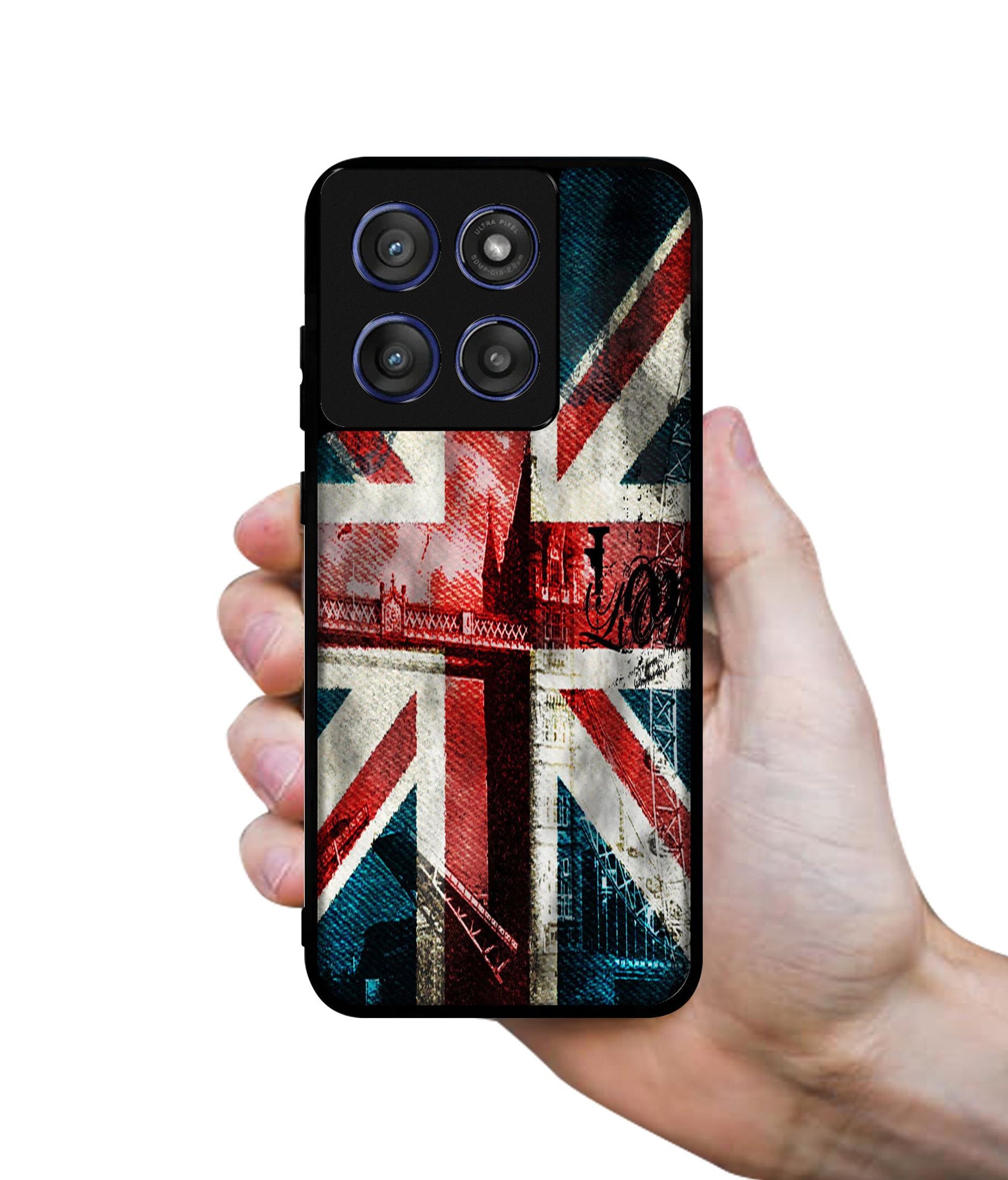 London Flag wallpaper Designer 2D Printed Back Case Cover for Motorola Edge 60 Stylus 5G